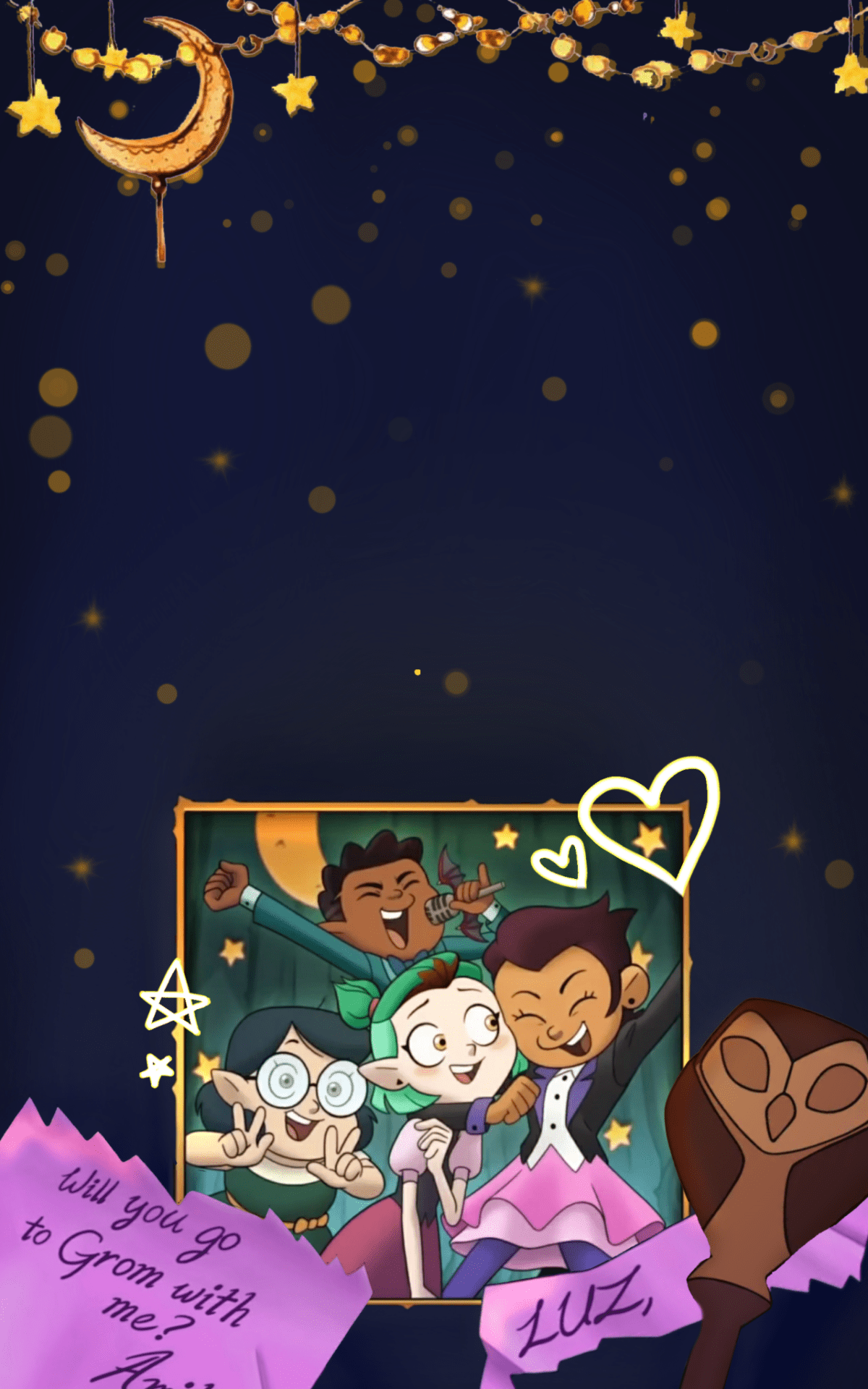 The Owl House Lumity Wallpaper