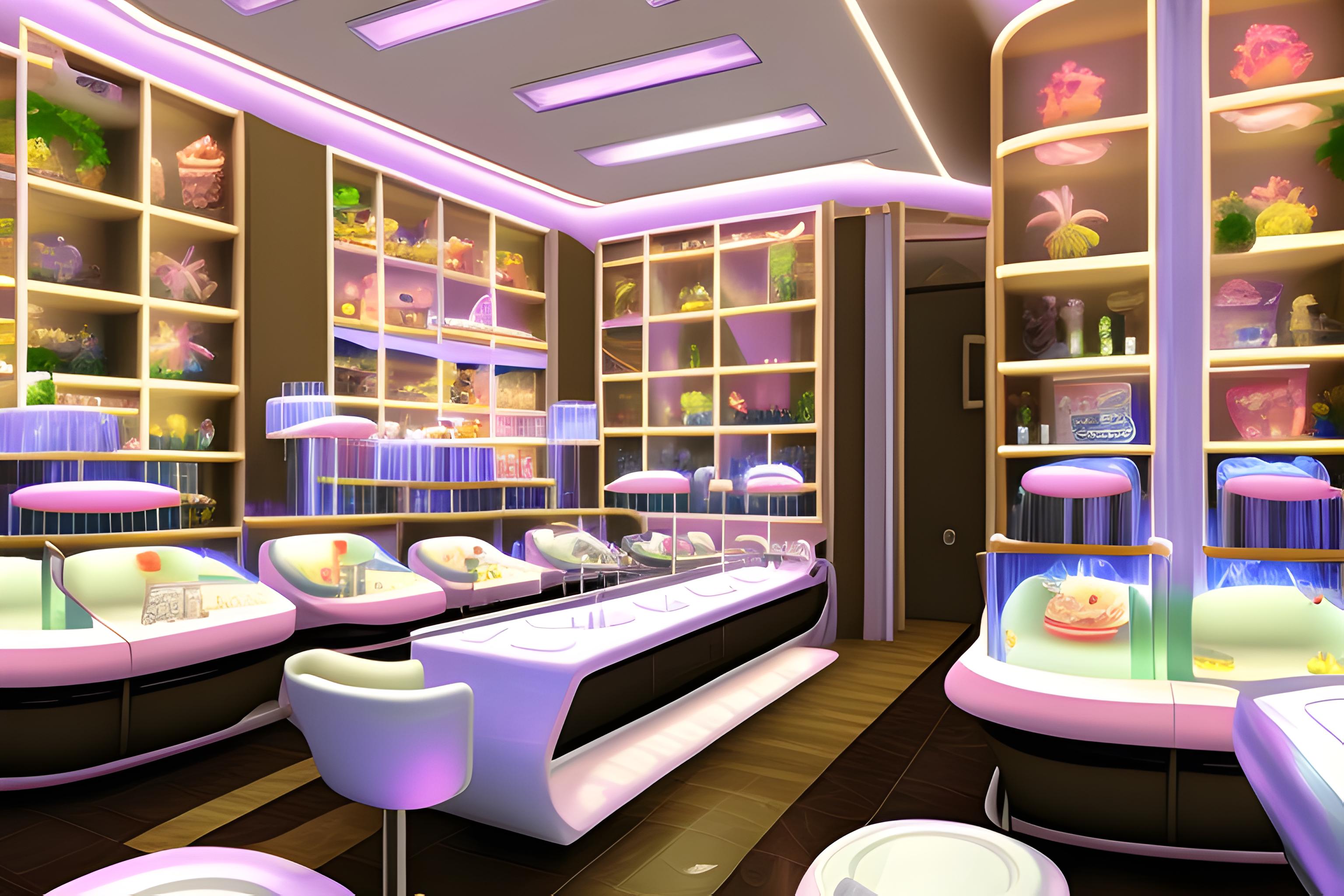 Den themed nail salon