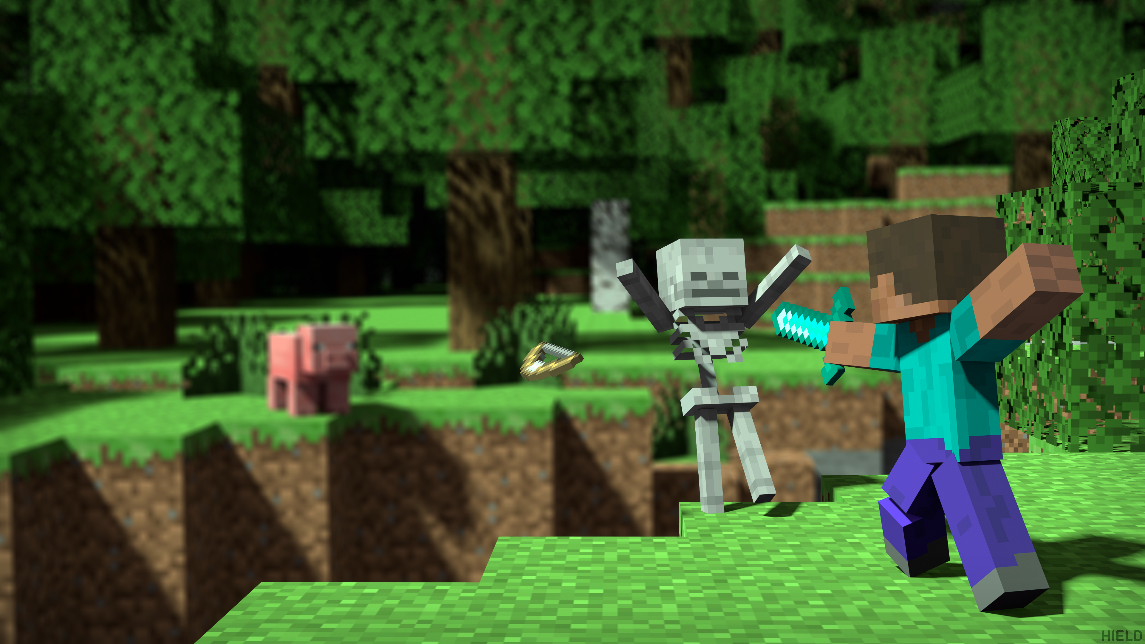 classic Minecraft wallpaper