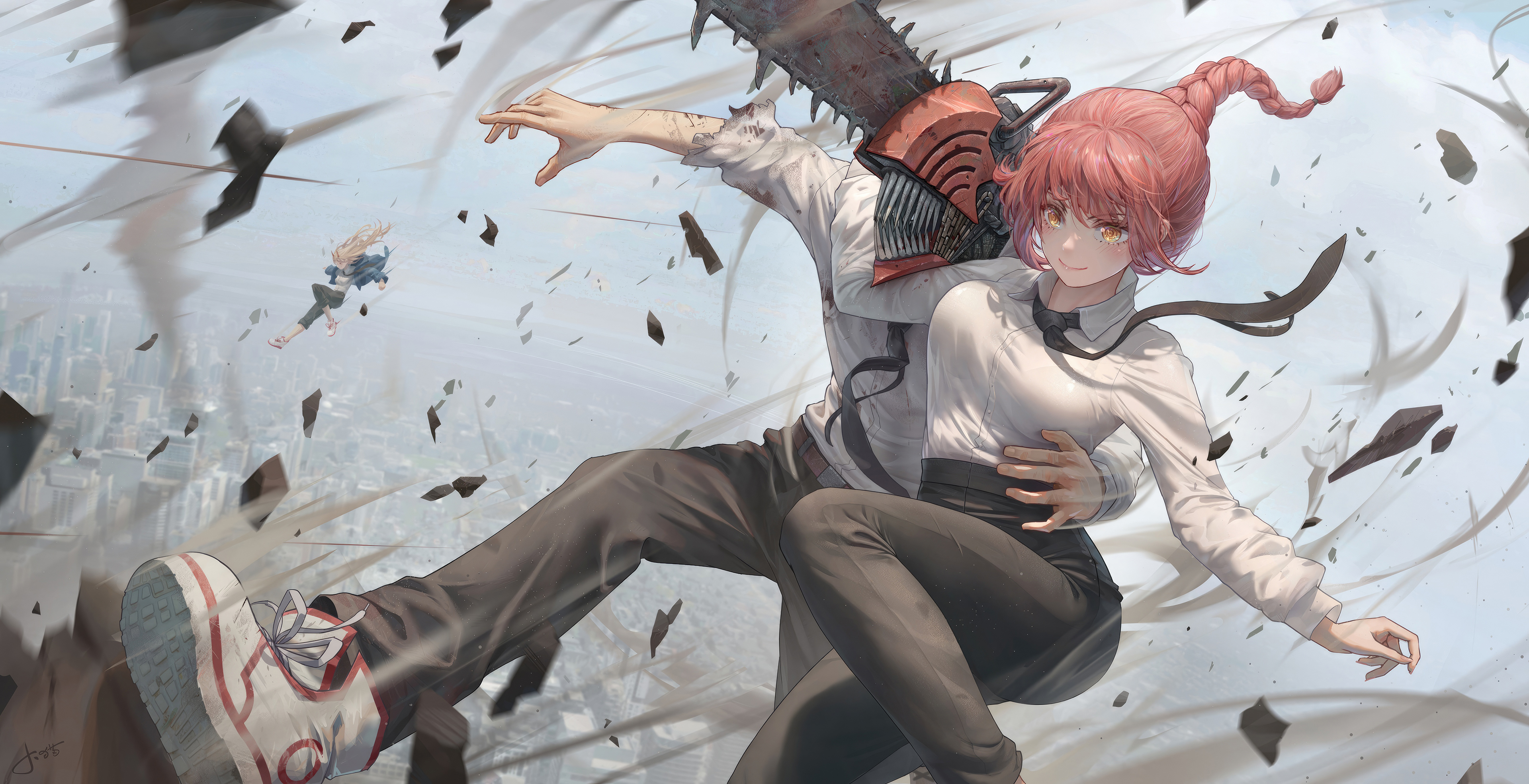 Chainsaw Man Makima And Denji 4k Wallpaper, HD Anime Wallpaper, 4k Wallpaper Image, Background, Photos and Picture