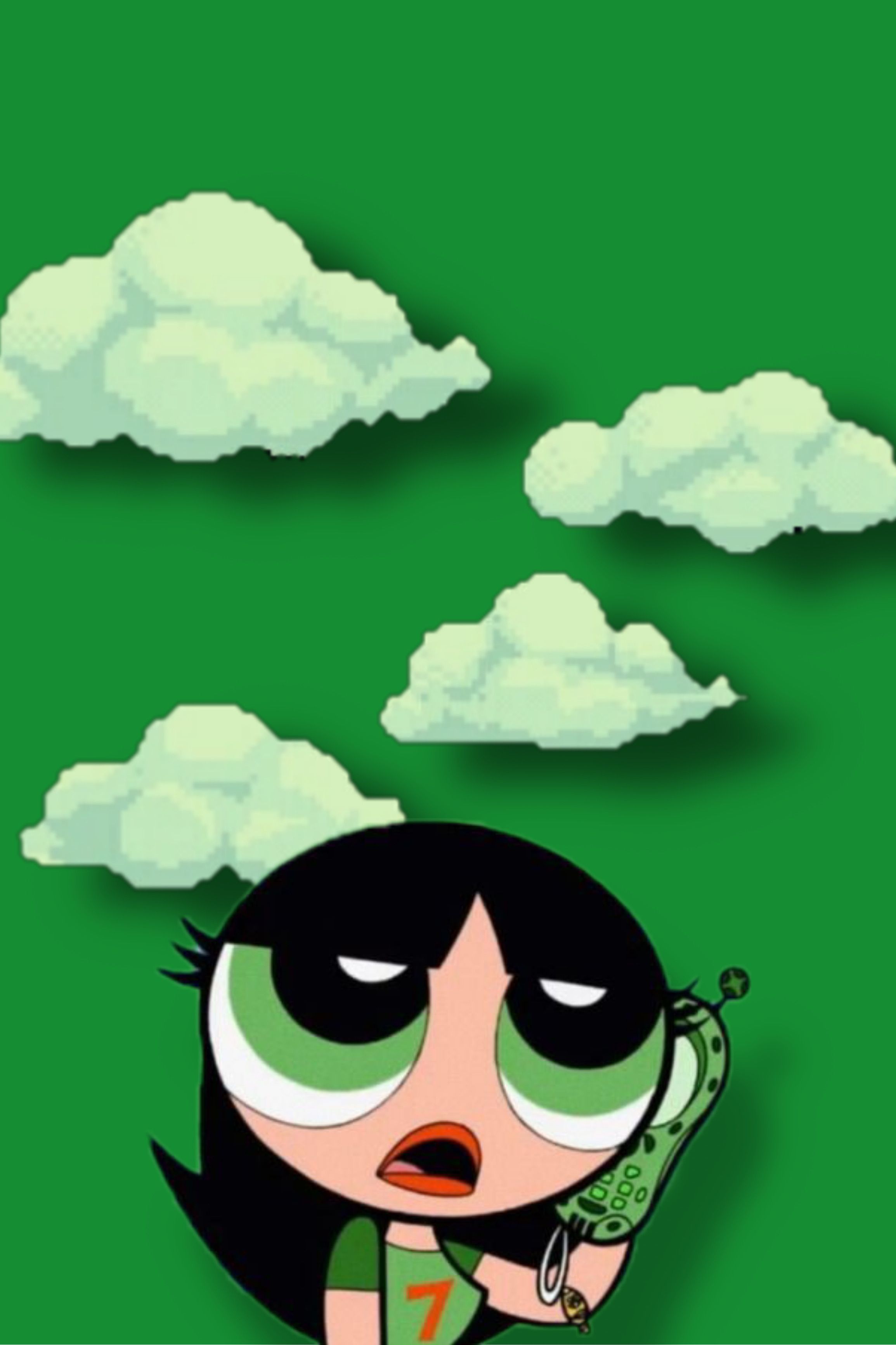 Green Powerpuff Girl Wallpaper
