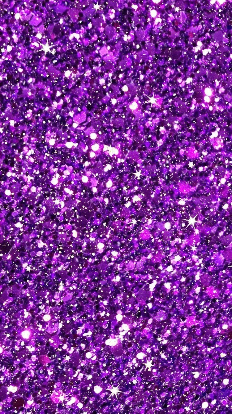 Solid purple glitter Wallpaper