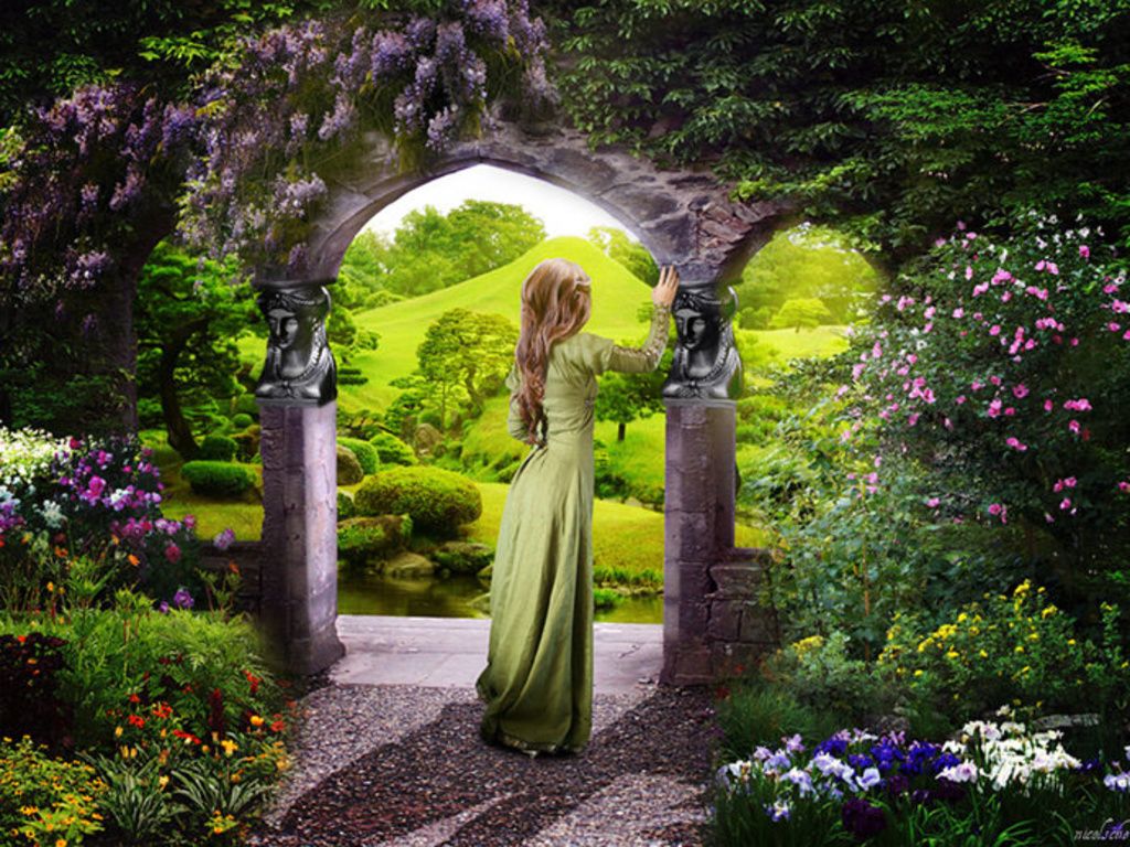 Secret garden, Garden arch, Magical garden