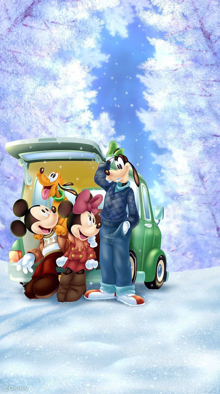 Winter Mickey Mouse Wallpapers - Wallpaper Cave