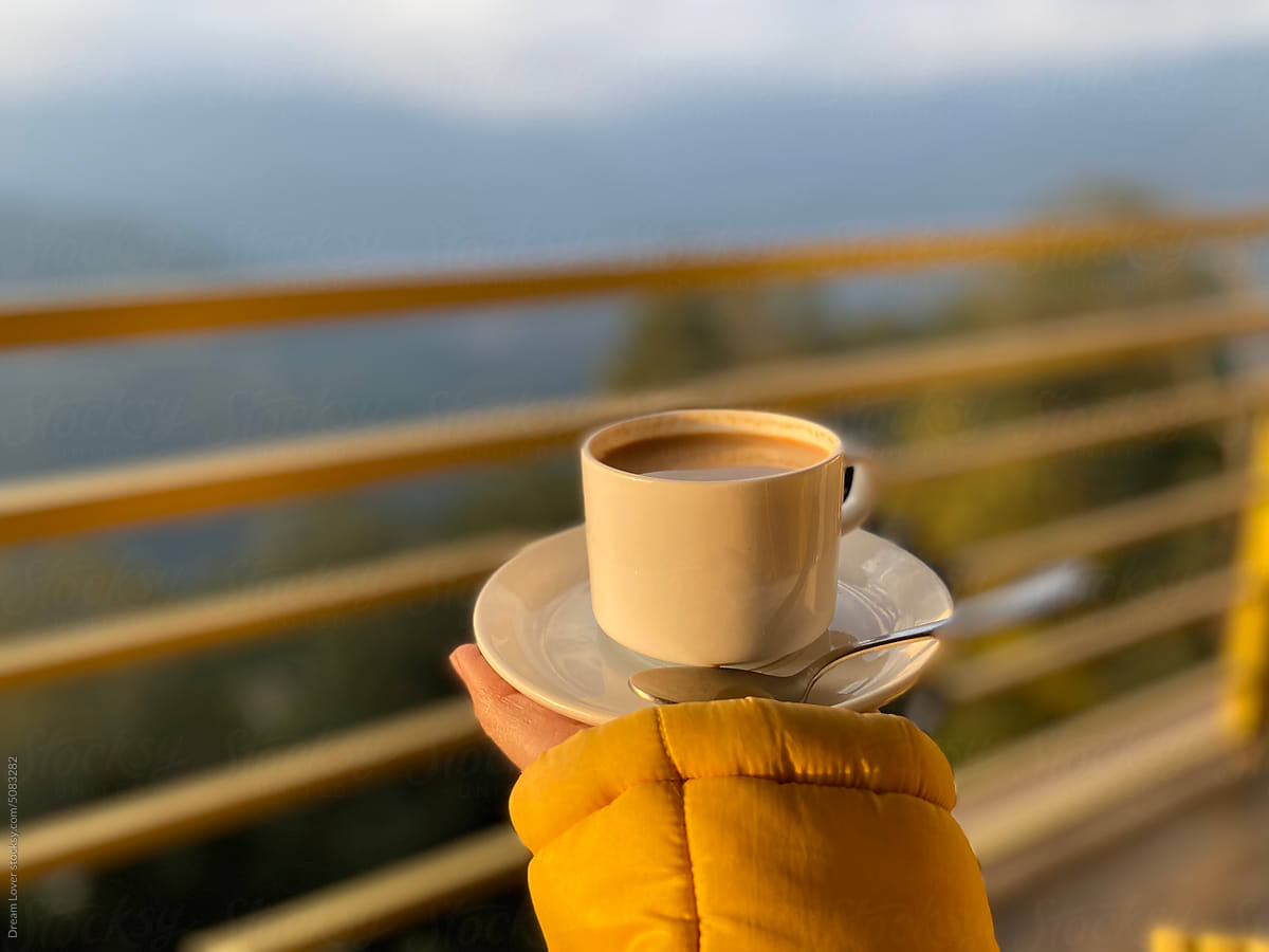 Mountain Background In The Balcony