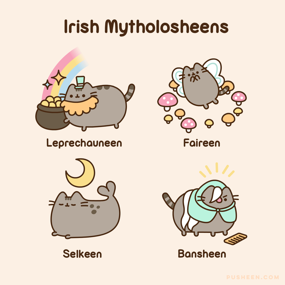 Pusheen, St. Patrick's Day