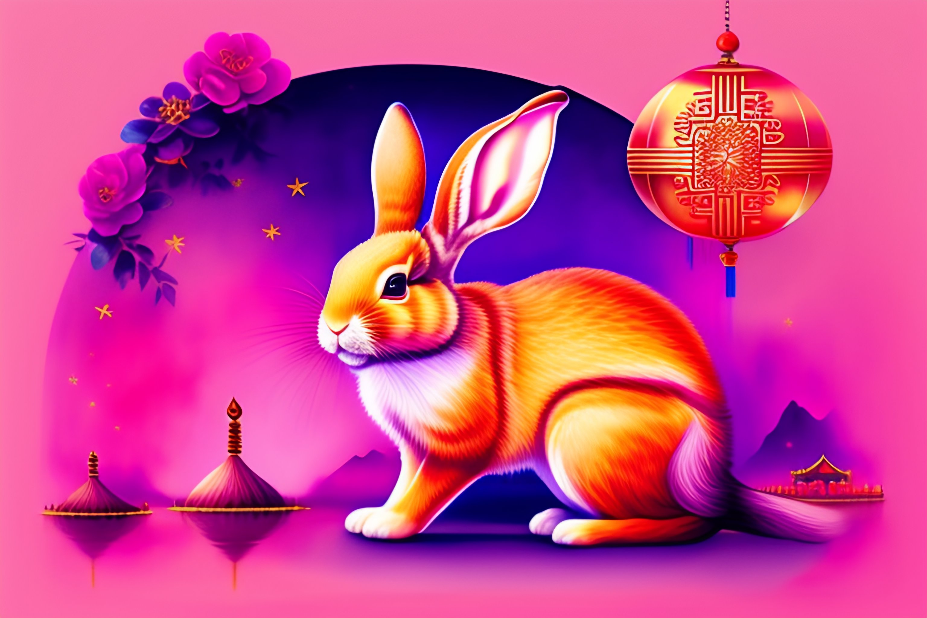 Amazing chinese new year rabbit zodiac