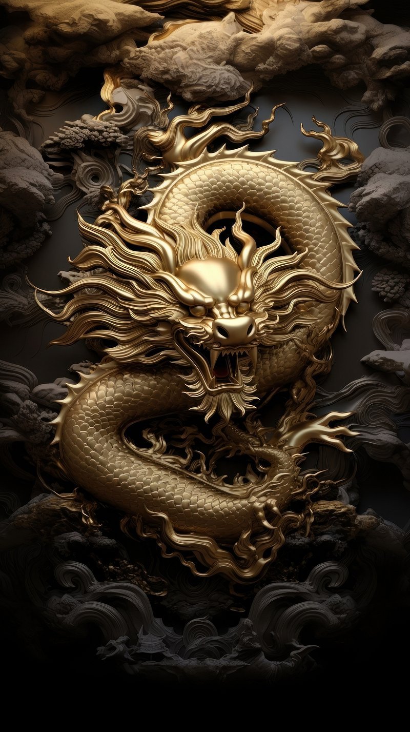 Chinese Dragon Art Wallpapers - Wallpaper Cave