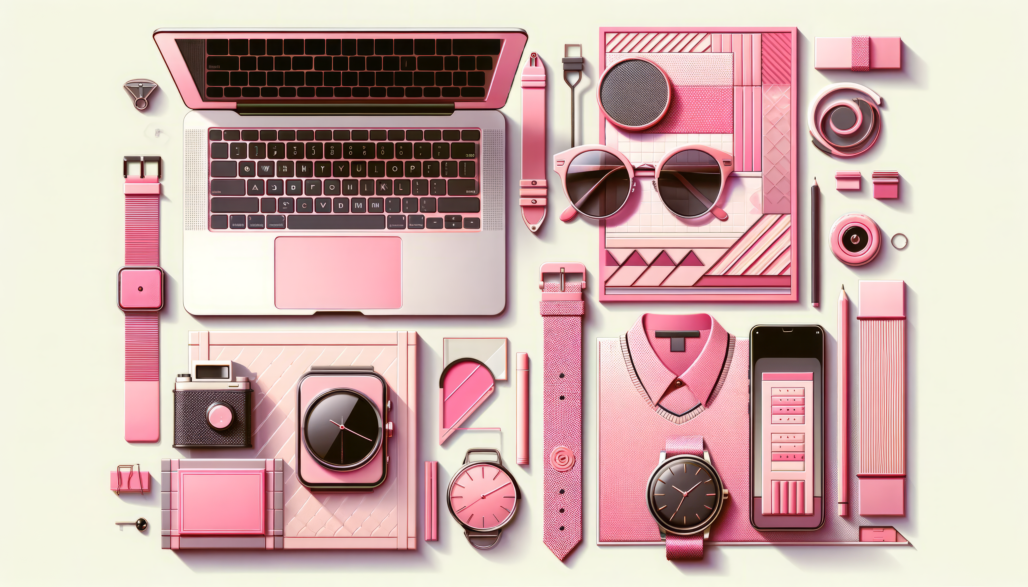 Preppy Pink Tech Essentials HD