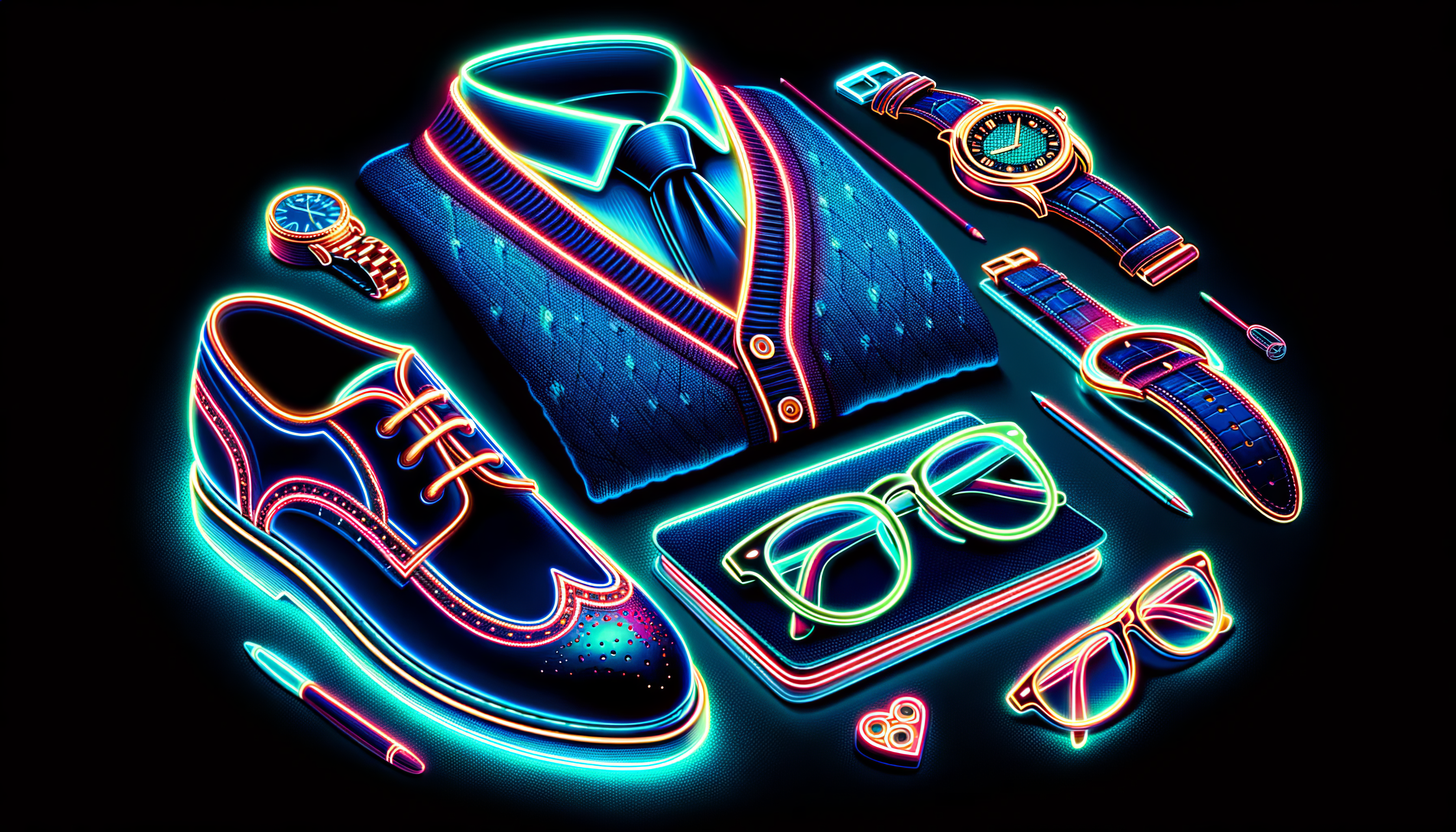 Neon Preppy Style Essentials