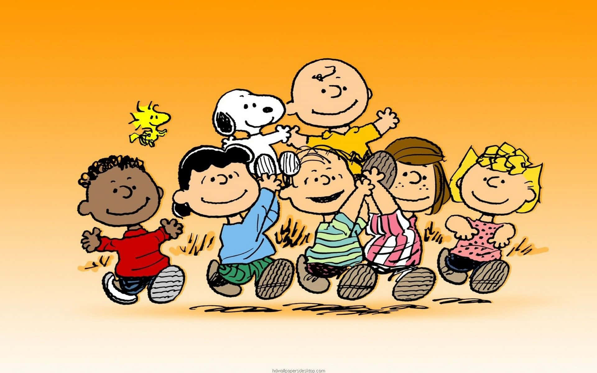 Snoopy Fall Wallpaper