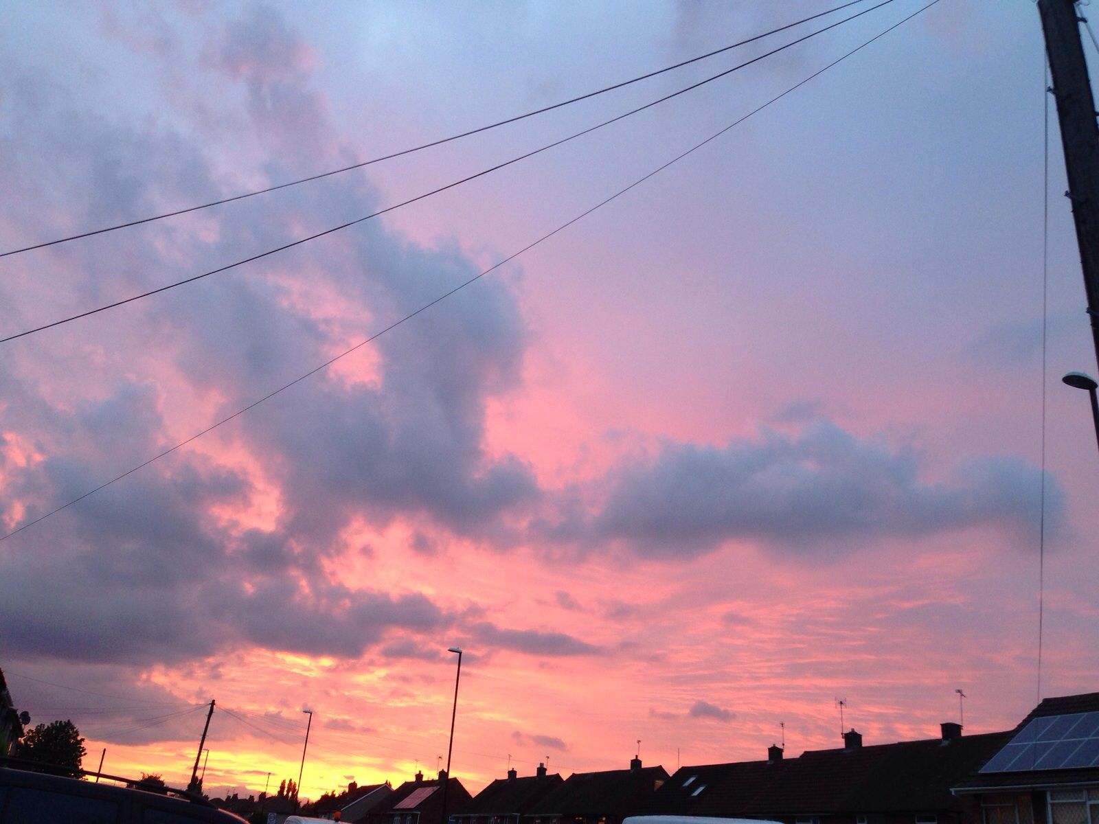 Yellow, pink, orange, purple and blue colours in sunset. Aesthetic. Clouds. Sun. Wallpaper background, Aesthetic, Aesthetic wallpaper