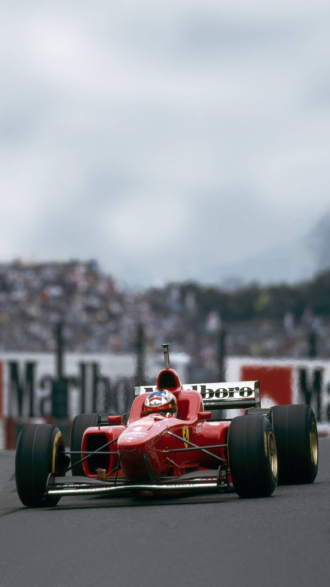Download Racing Michael Schumacher Phone Wallpaper