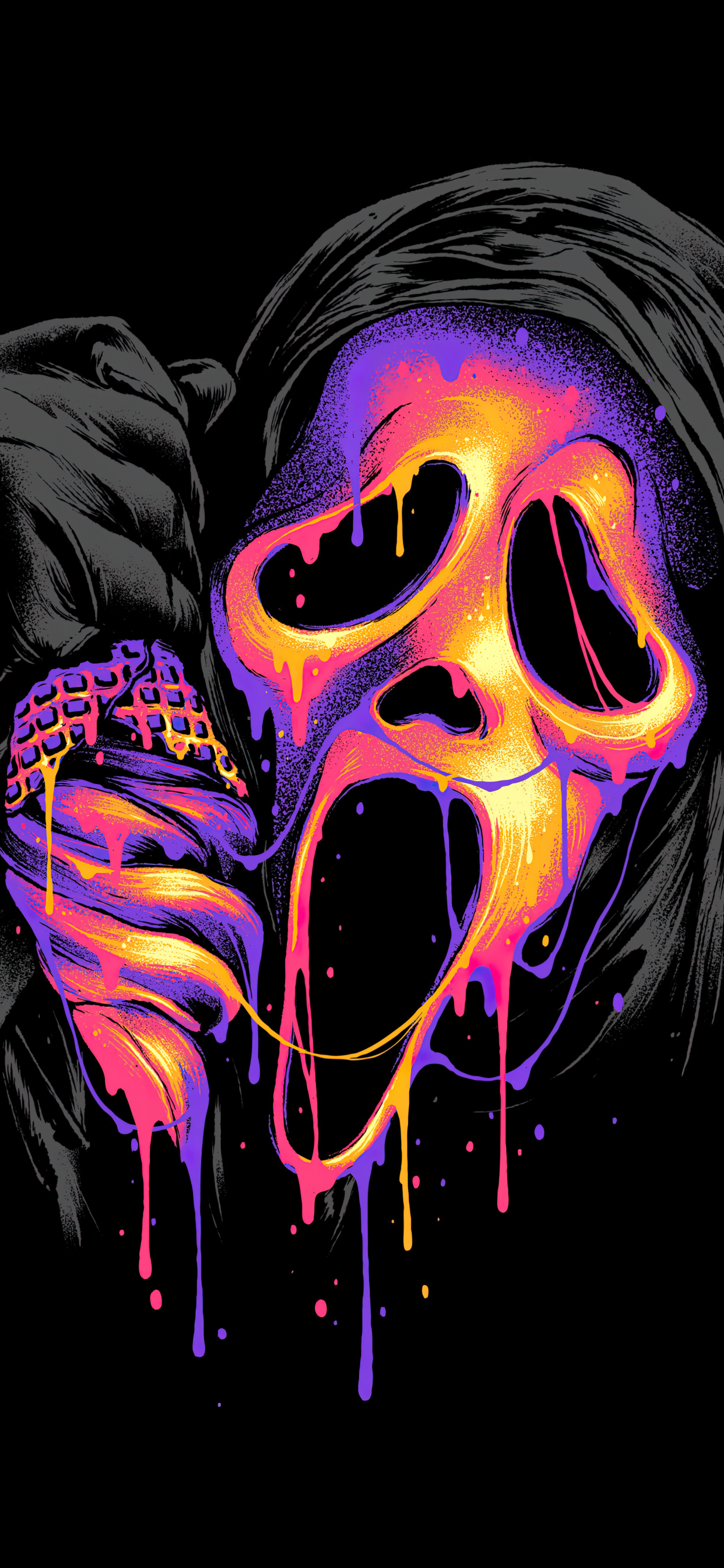 Ghostface AMOLED 8K Wallpaper