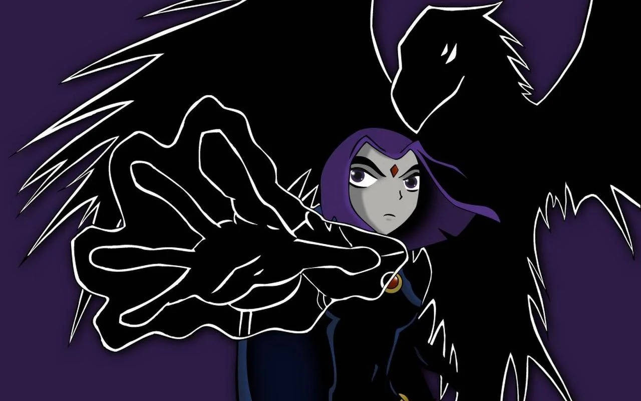 Download Teen Titans Raven Representational Art Wallpaper