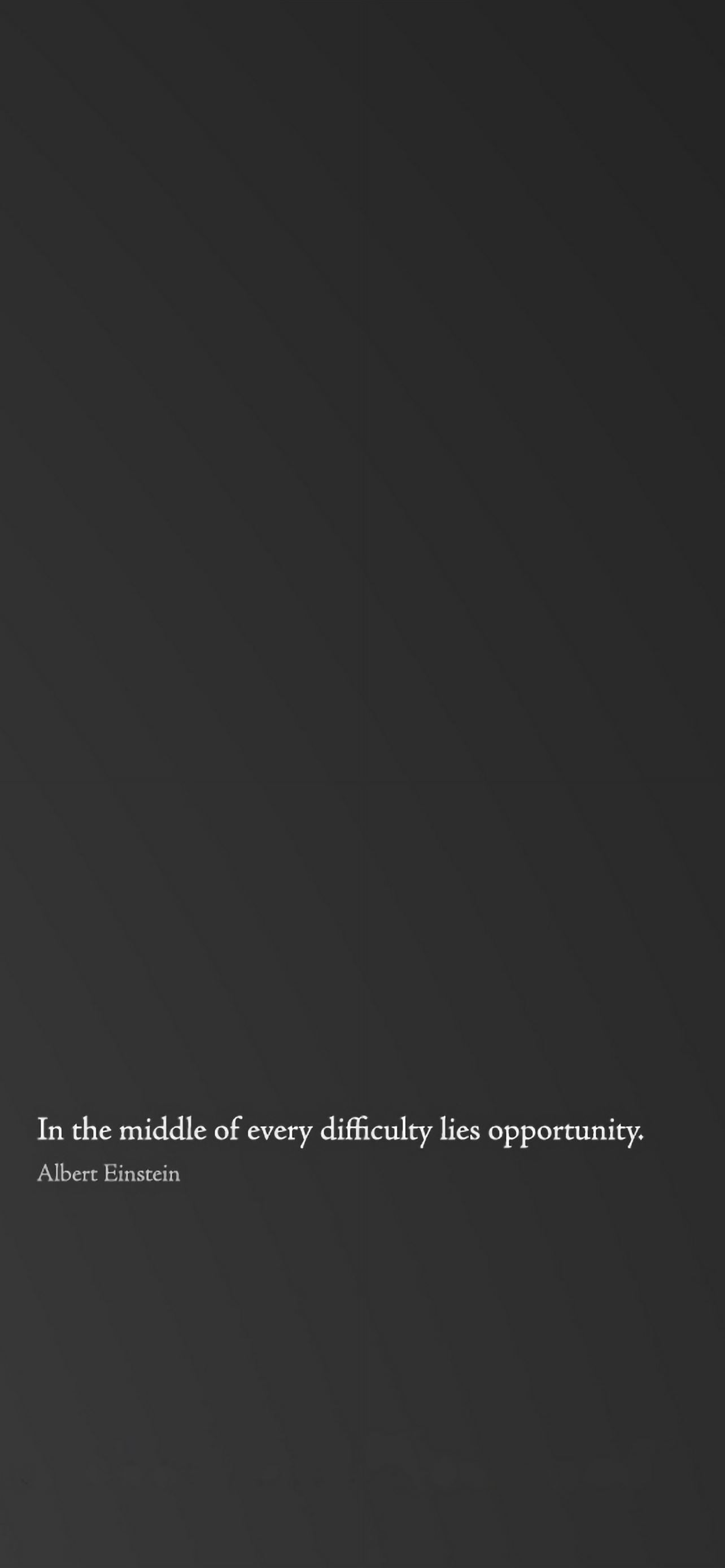 Albert Einstein Quote iPhone Wallpaper
