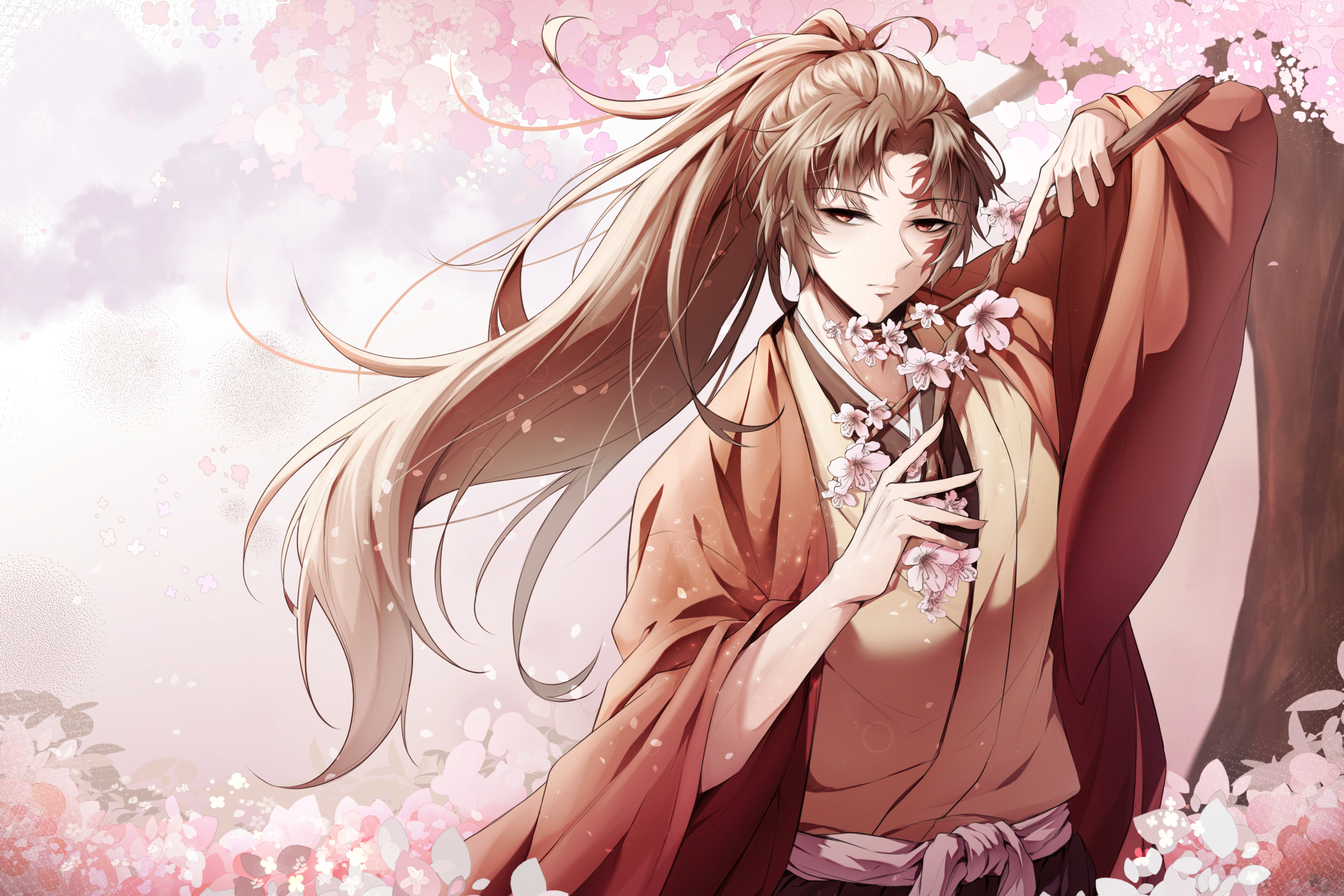 HD desktop wallpaper: Anime, Demon Slayer: Kimetsu No Yaiba, Yoriichi Tsugikuni download free picture