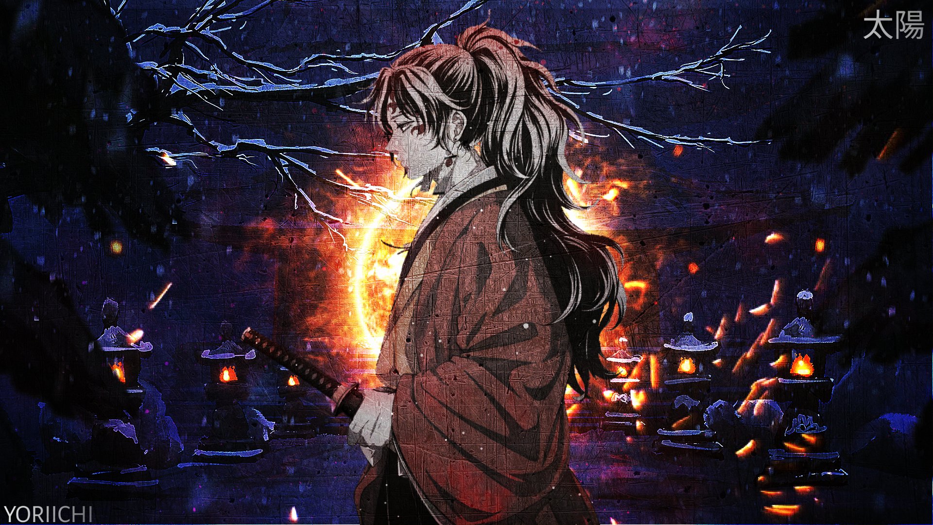 Yoriichi - #yoriichi #anime #design #wallpaper #kimetsunoyaiba #edit