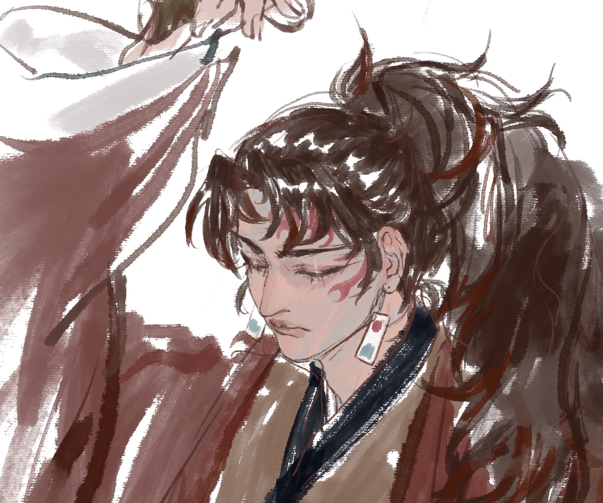 HD desktop wallpaper: Anime, Demon Slayer: Kimetsu No Yaiba, Yoriichi Tsugikuni download free picture