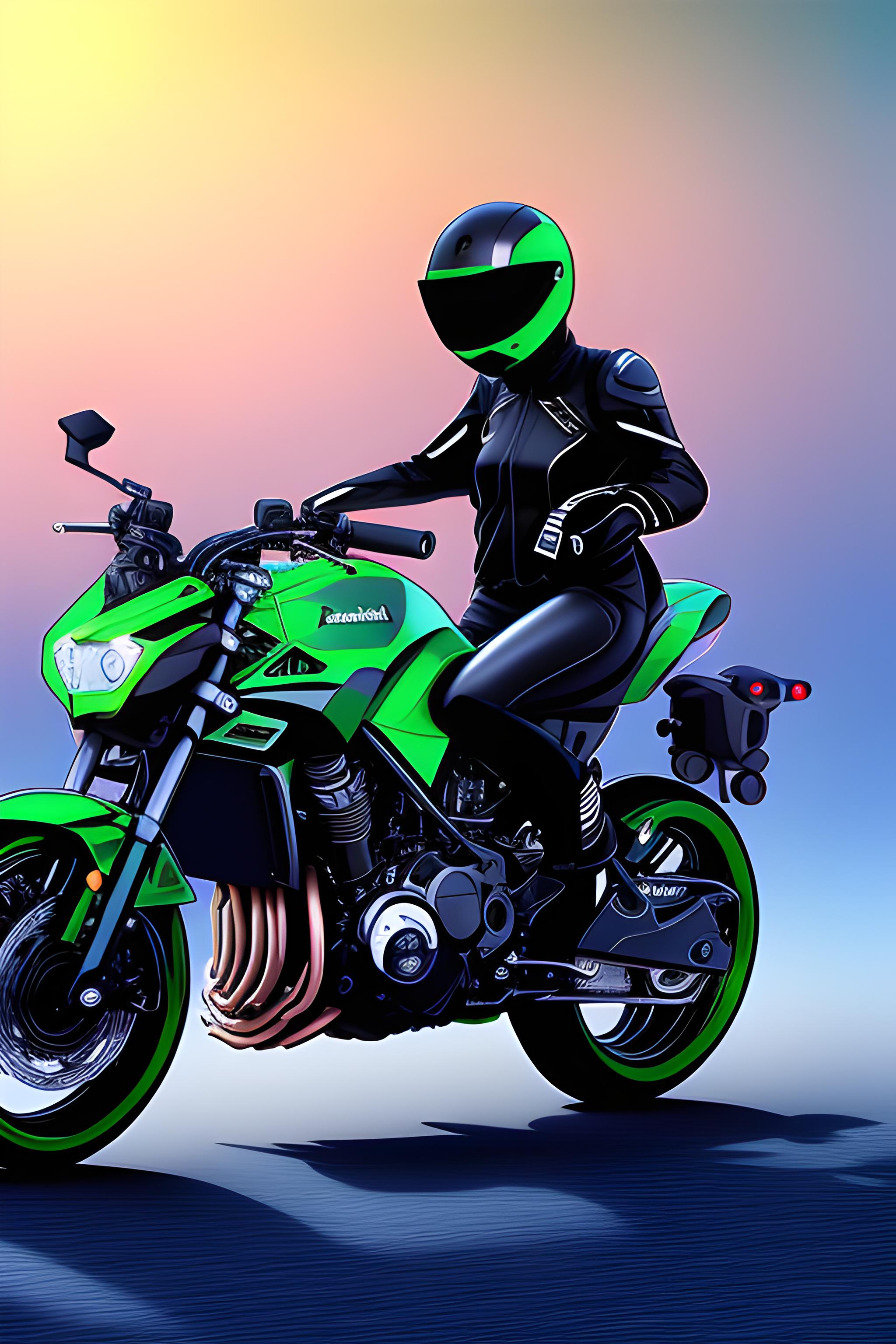 Z900 animated kawasaki