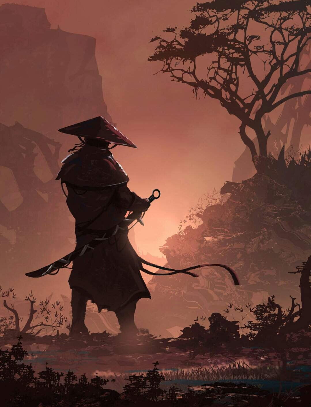 Japanese samurai ronin Wallpaper Download