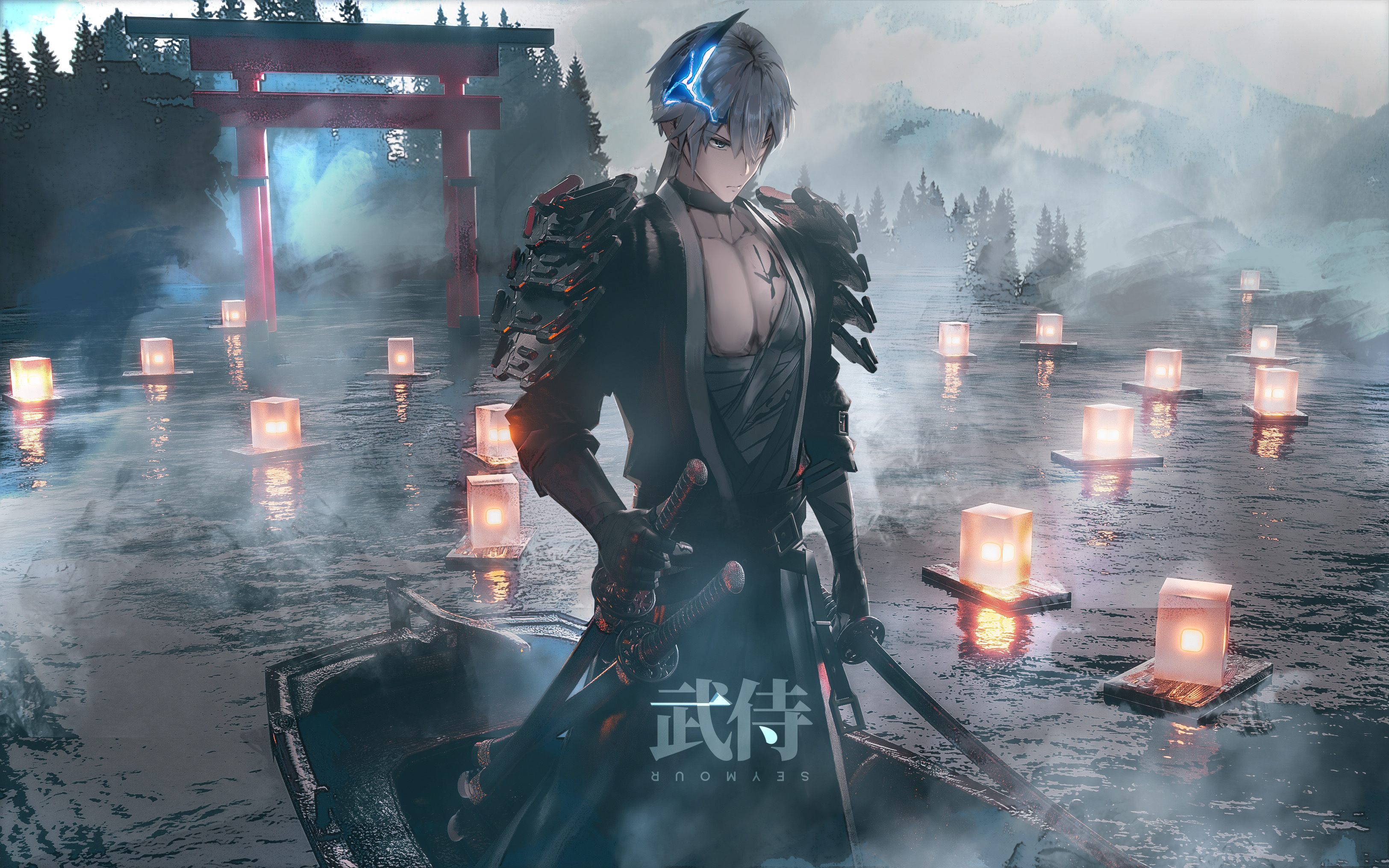 Fantasy Samurai HD Wallpaper by 塞戮尔