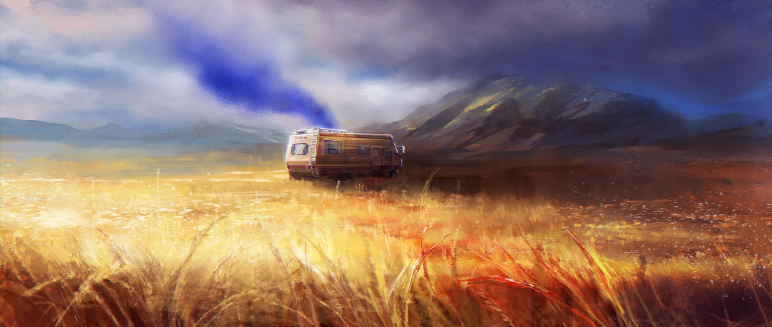crystal ship, The RV, lab, Fleetwood Bounder, 1080P, Breaking Bad, AMC, art HD Wallpaper