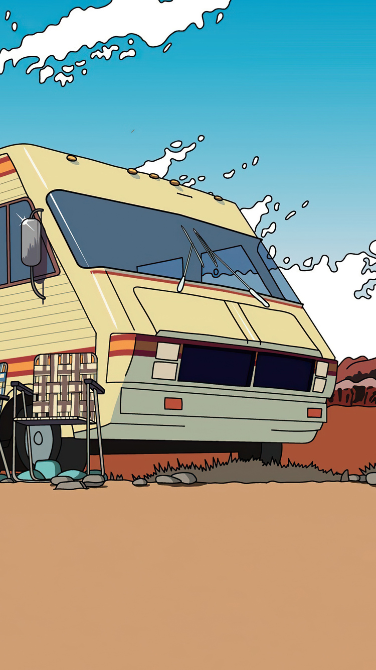 Breaking Bad Van 4k iPhone 6, iPhone 6S, iPhone 7 , HD 4k Wallpaper Image, Background, Photos and Picture