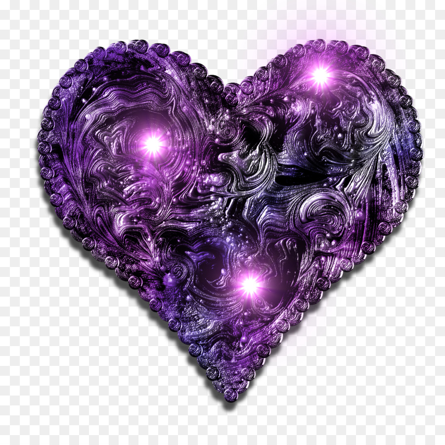 Valentine Heart png download*1183 Transparent Purple png Download. / KissPNG