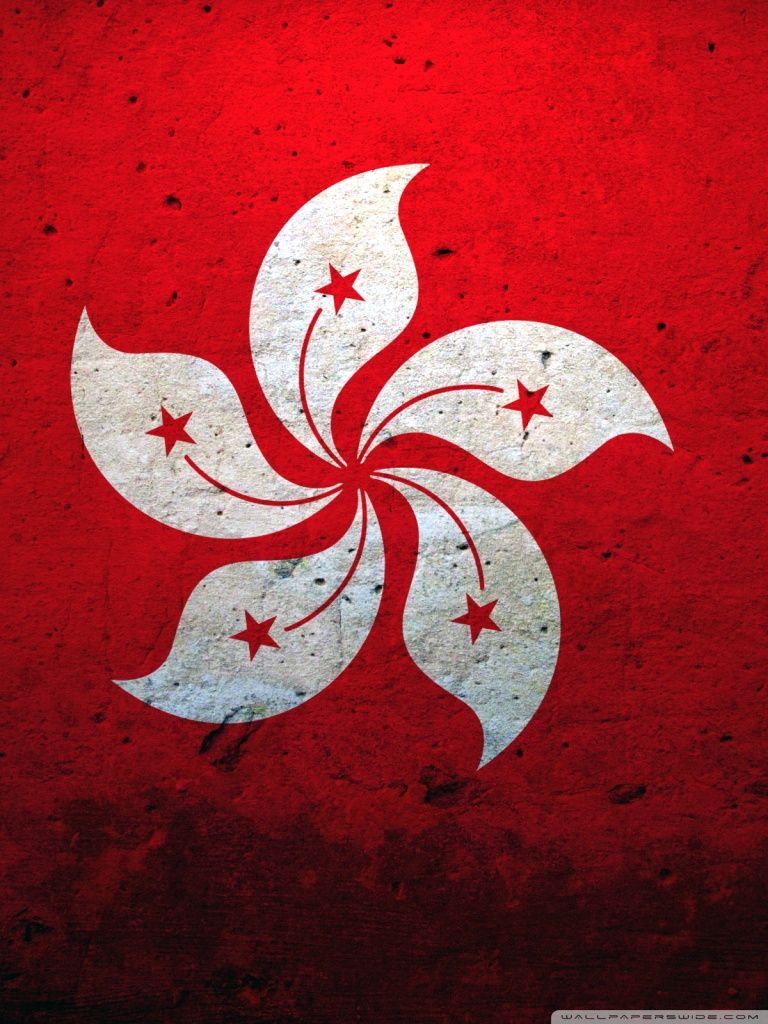 Hong Kong China Flag Ultra HD Desktop Background Wallpaper for 4K UHD TV, Multi Display, Dual Monitor, Tablet
