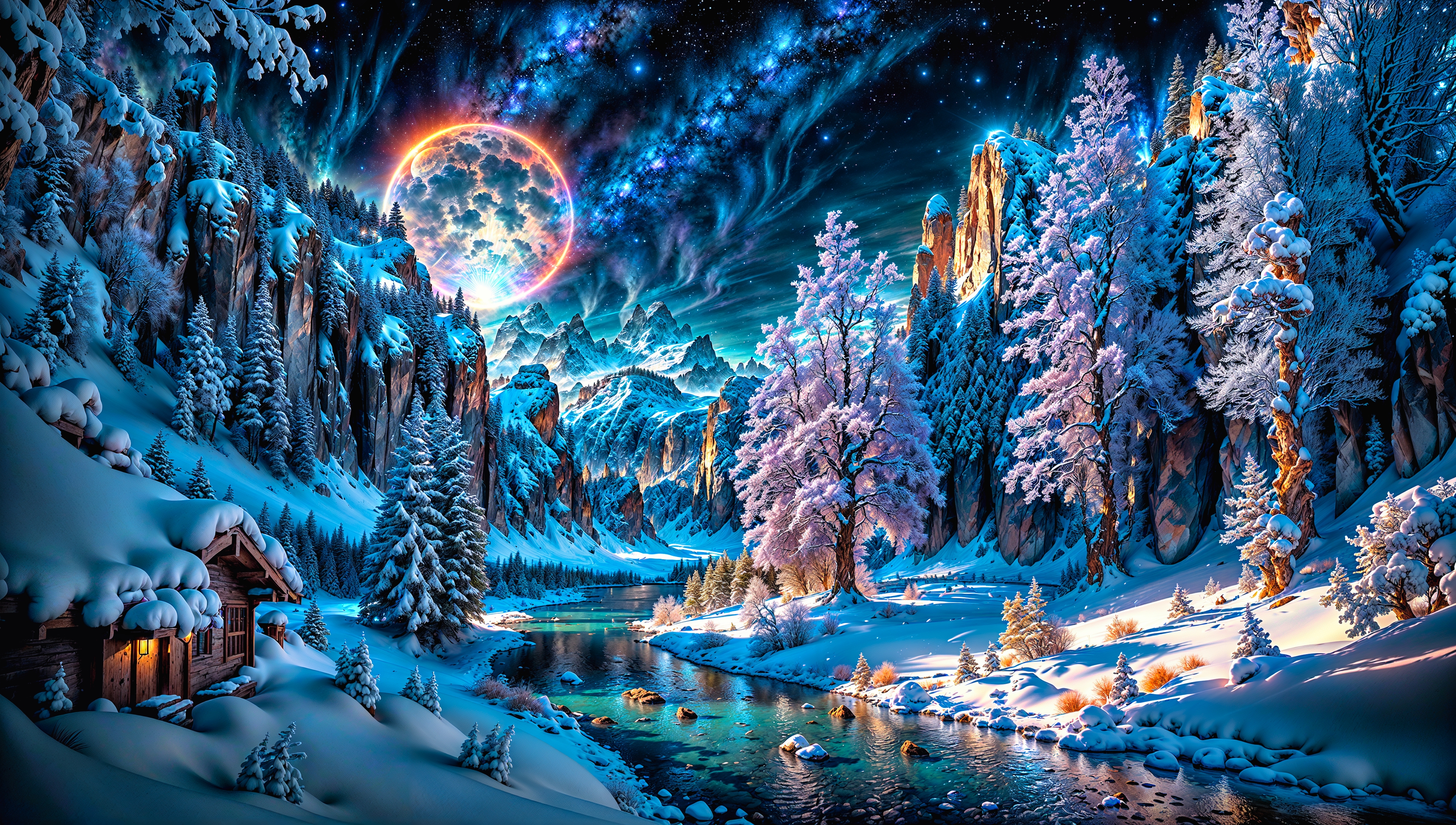 Some 4k wallpaper i made while trying out a few extensions