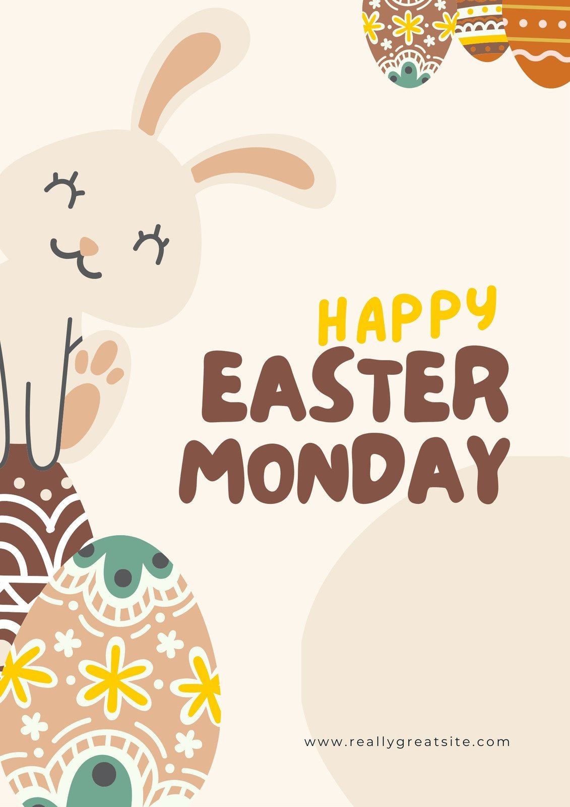 Free, printable Easter poster