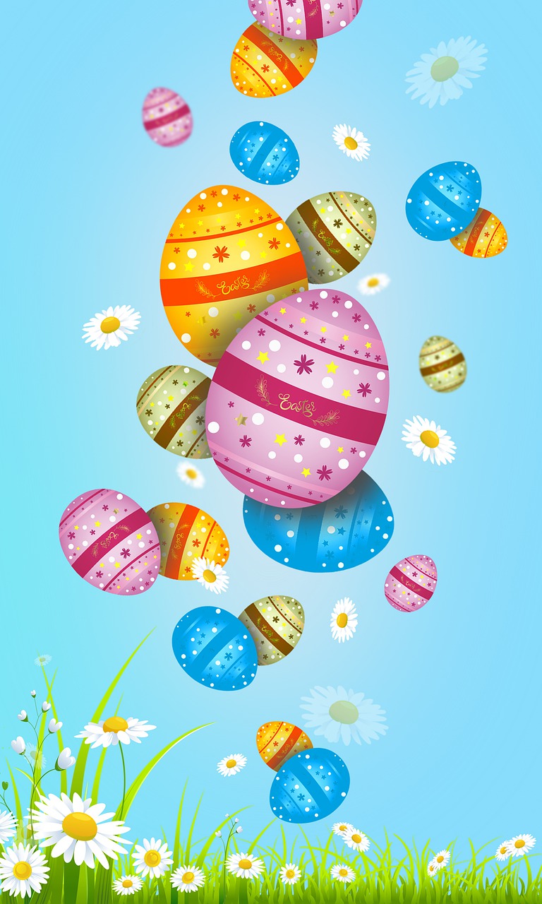 Download Easter Eggs Background Royalty