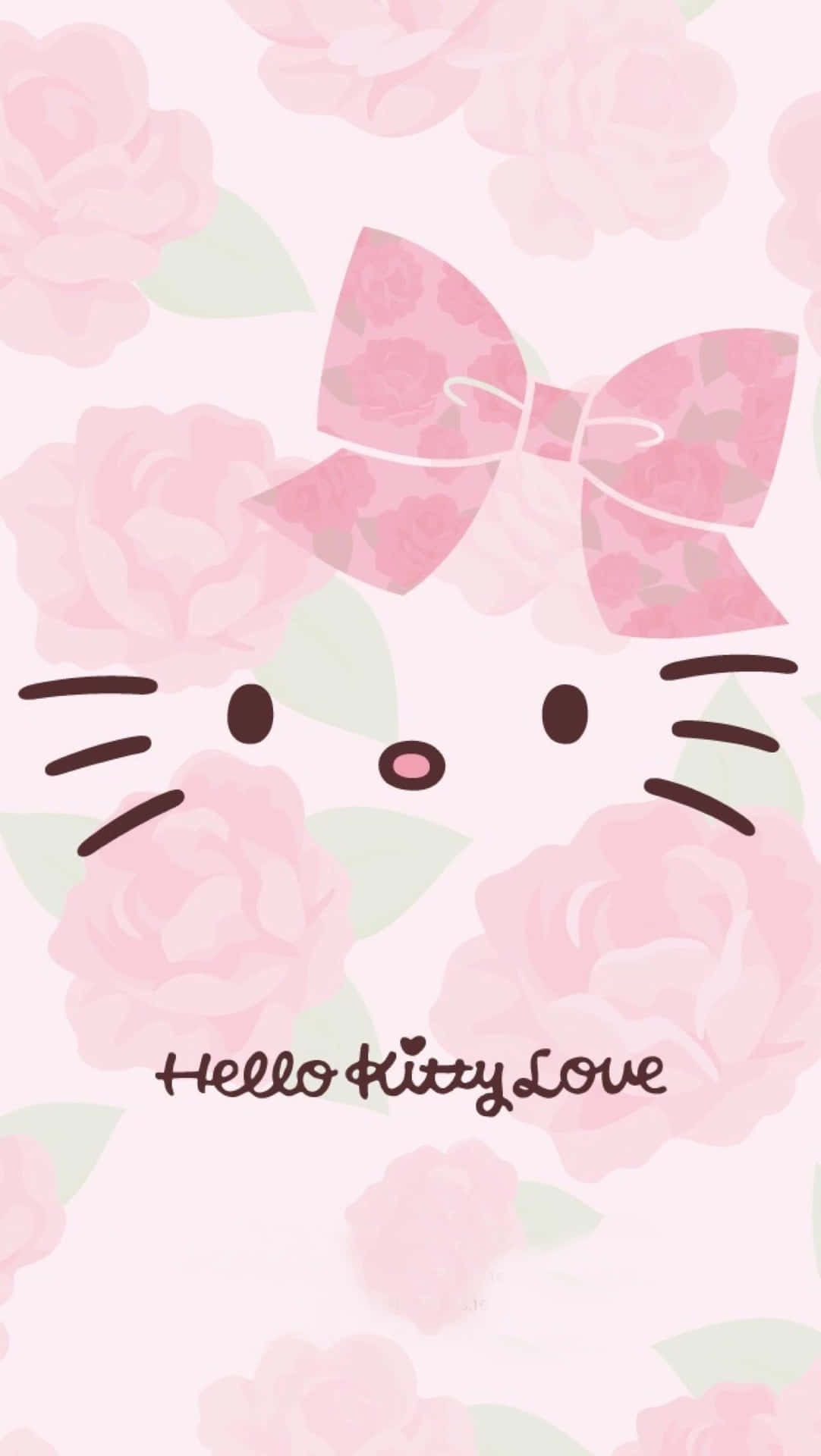 Download Cute Pink Hello Kitty Painted