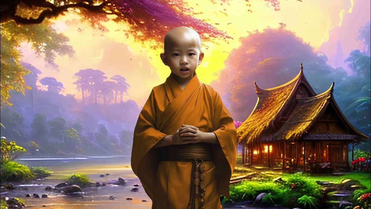Buddhist Monk Meditating Wallpaper