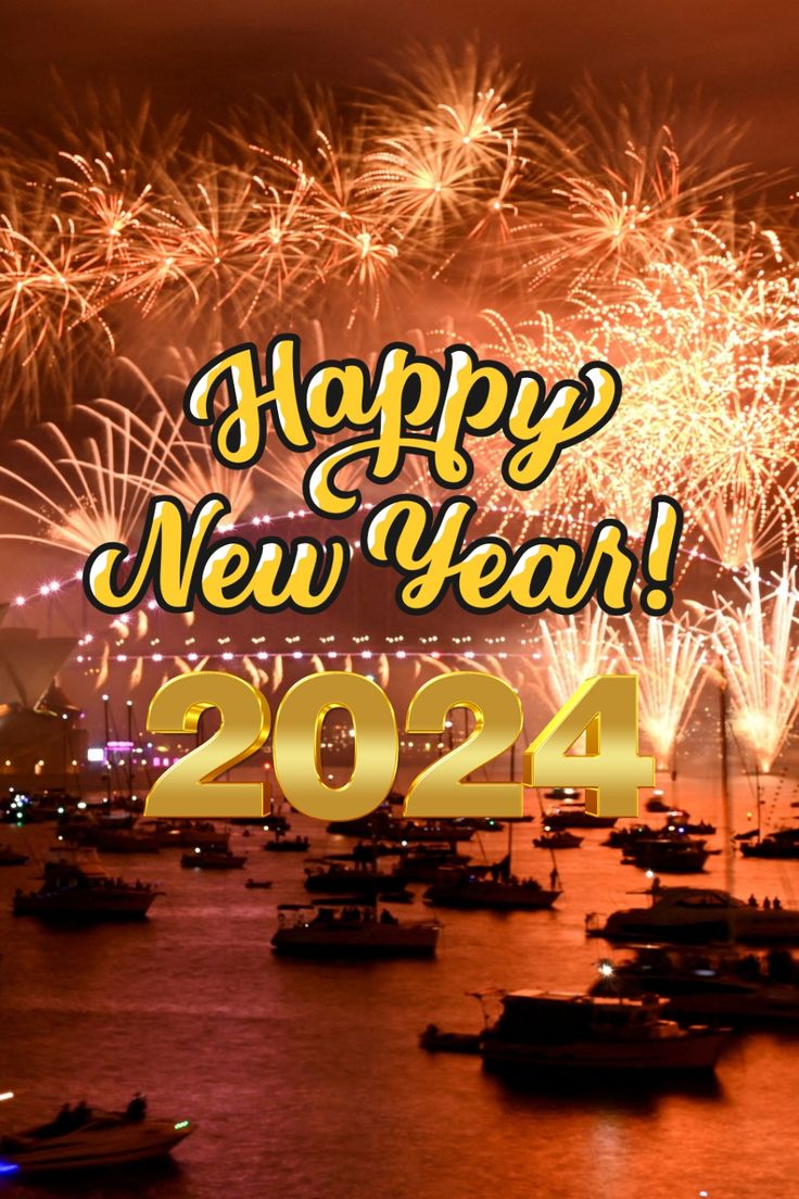 New Beginnings: New Year 2024 Fireworks Image. Fireworks image, New year celebration, New chapter