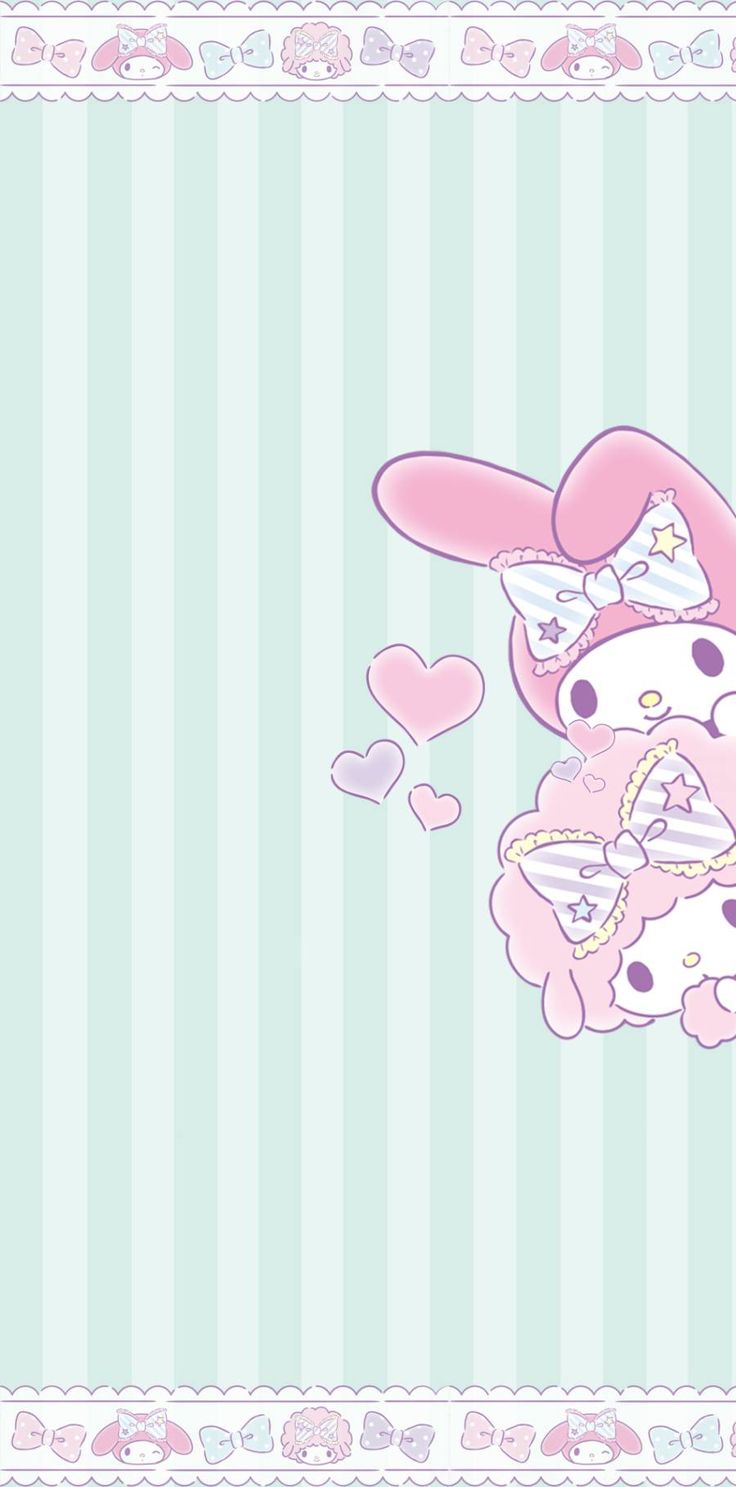 My melody wallpaper, Kawaii cute wallpaper