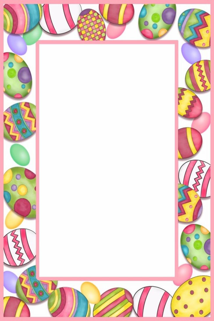 easter borders and frames clipart. Easter frame, Easter cards, Easter picture