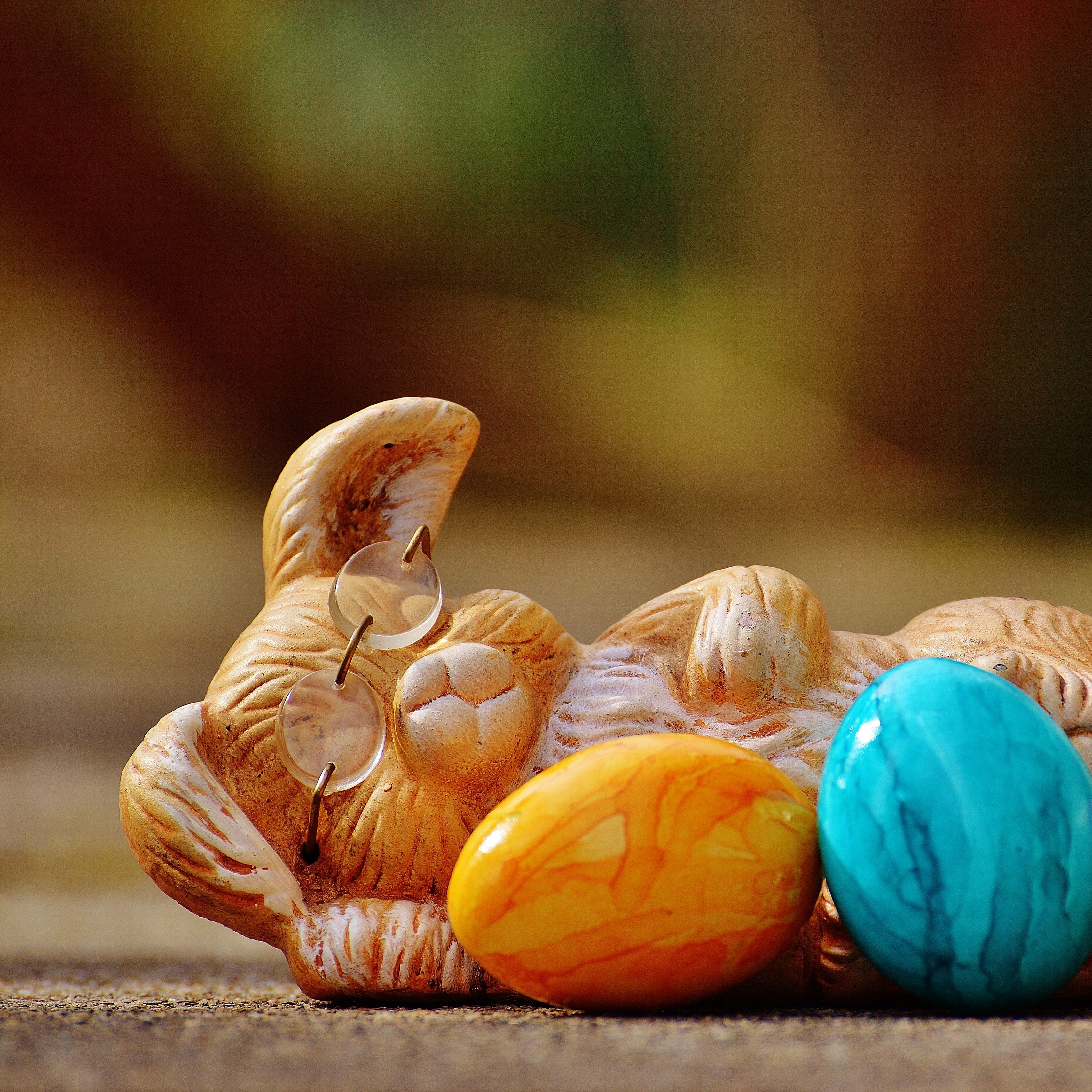 Download wallpaper 3415x3415 easter, easter bunny, eggs ipad pro 12.9 retina for parallax HD background