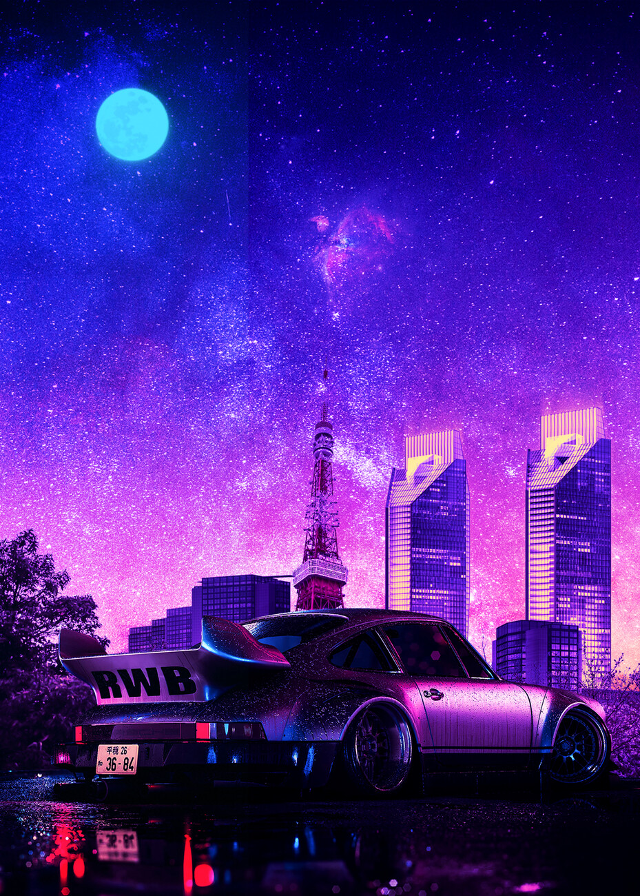 porsche 911 Wall Mural. Buy online at Abposters.com