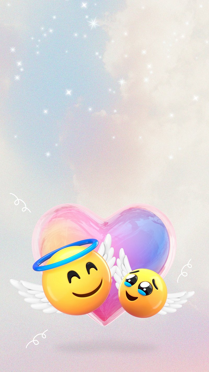 Angel Emoji Image Wallpaper