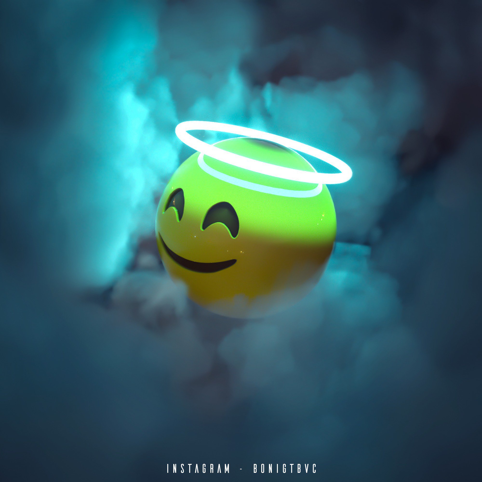 adxmboni part of the #EmojiSeries The Angel Emoji The goal of Emoji Series is to improve overall in Cinema 4D RT + FAV if you like it!