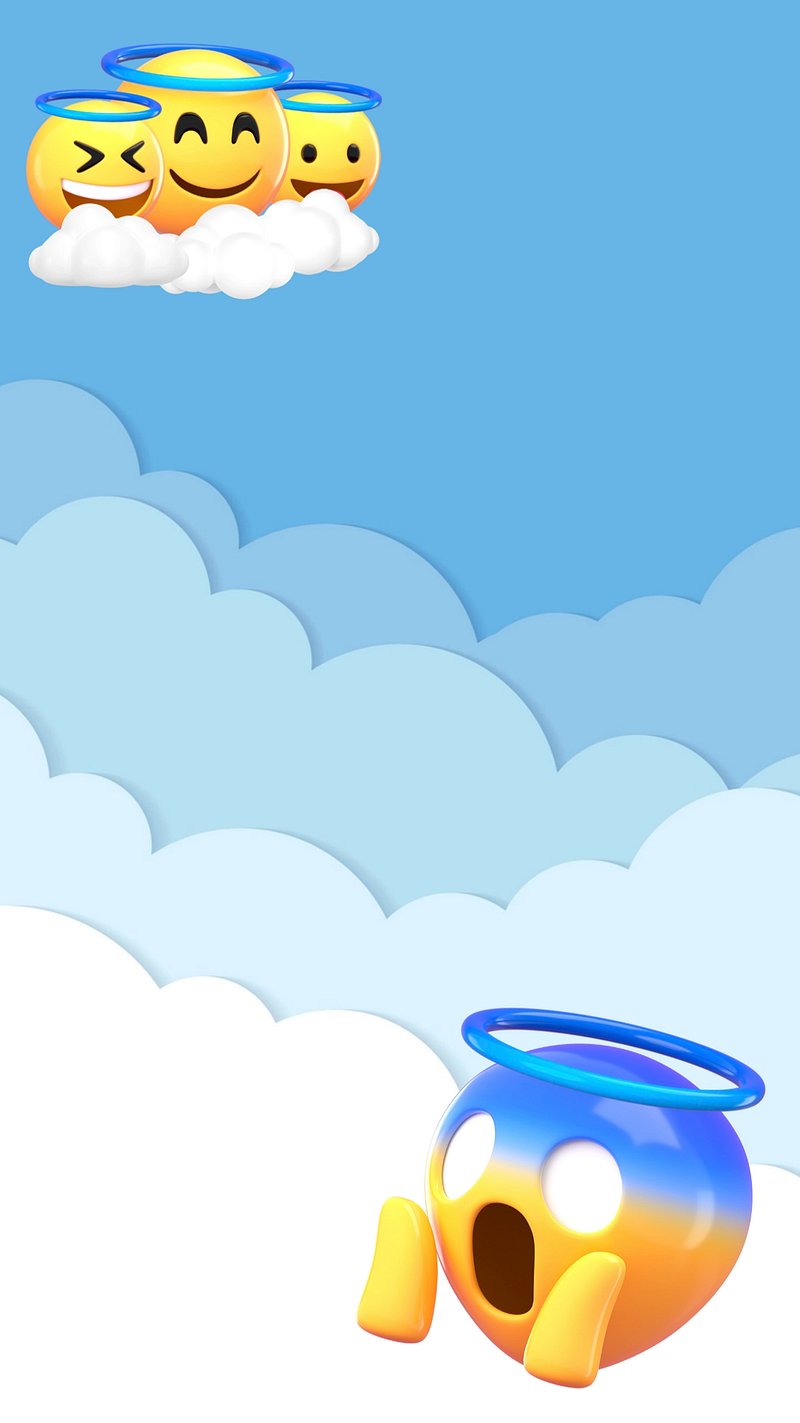 Angel Emoji Image Wallpaper