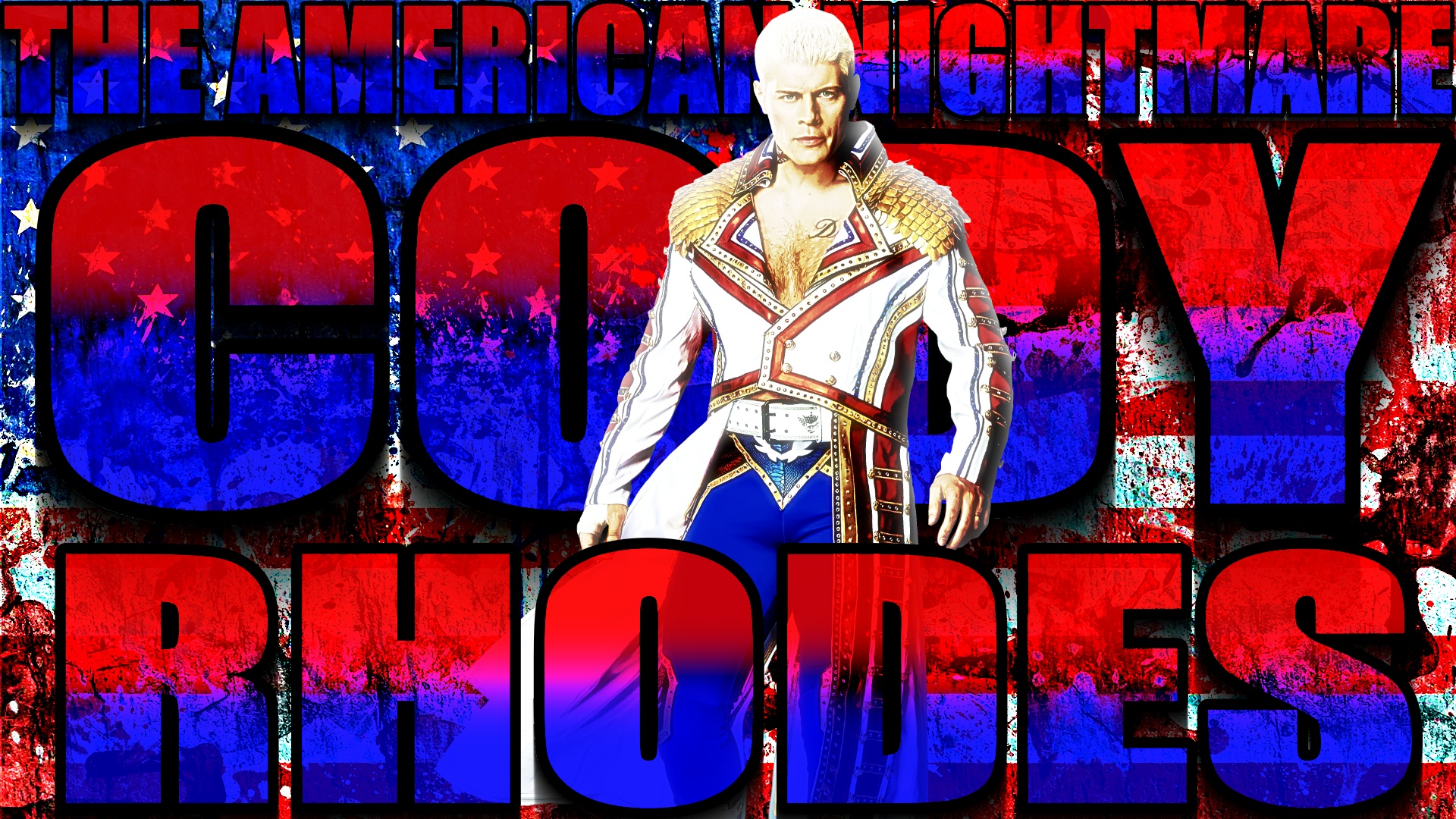 New wallpaper design featuring The American Nightmare Cody Rhodes, hope you all like it