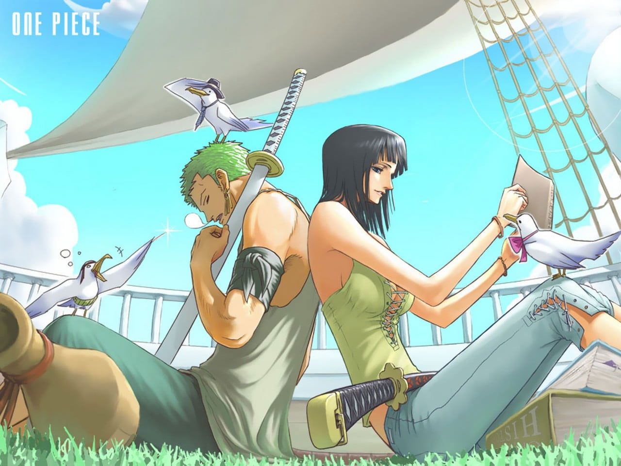 One Piece Zoro wallpaper, Nico Robin, Roronoa Zoro, anime, real people. Zoro and robin, Anime, Roronoa zoro