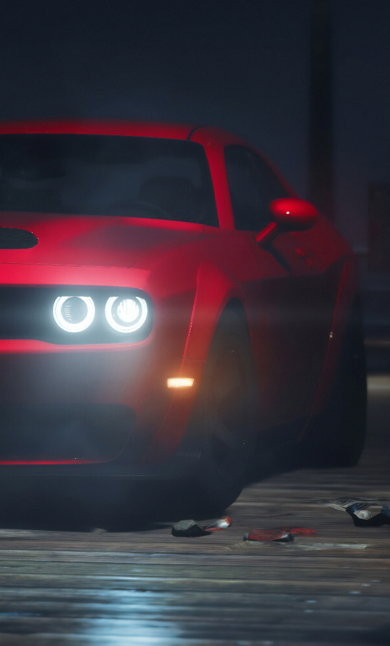 Red Dodge Challenger Srt 4k iPhone , HD 4k Wallpaper, Image, Background, Photos and Picture