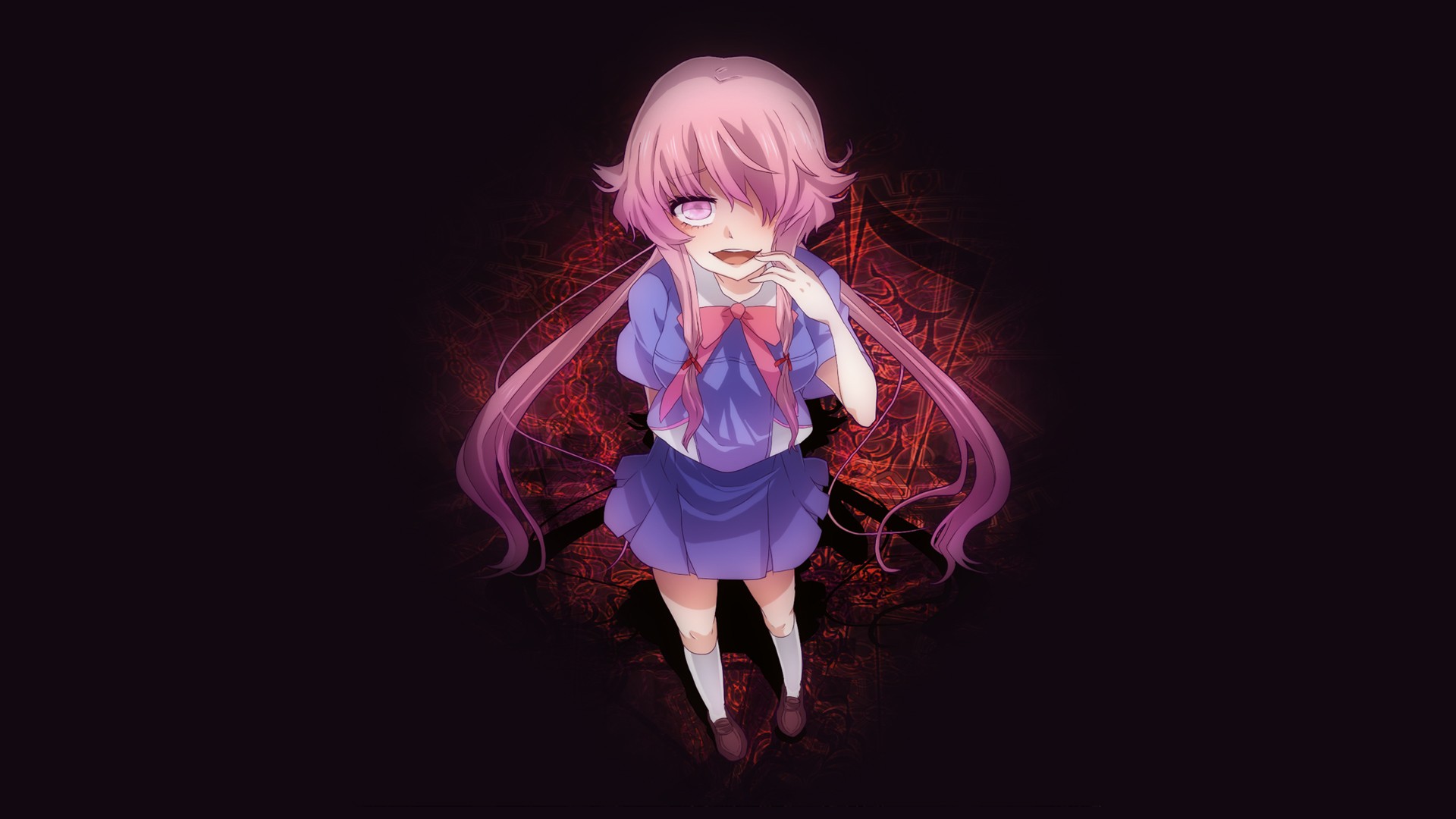 HD desktop wallpaper: Anime, Yuno Gasai, Mirai Nikki download free picture