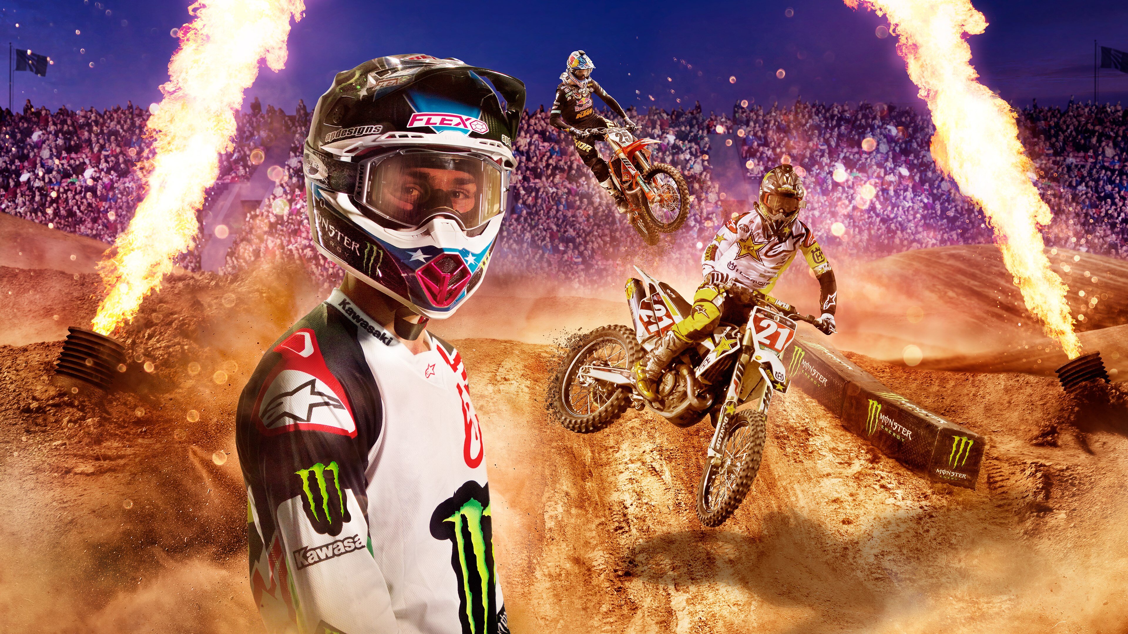 Monster Energy Supercross The Official Videogame 2 Wallpaper, HD Games Wallpaper, 4k Wallpaper, Image, Background, Photos and Picture