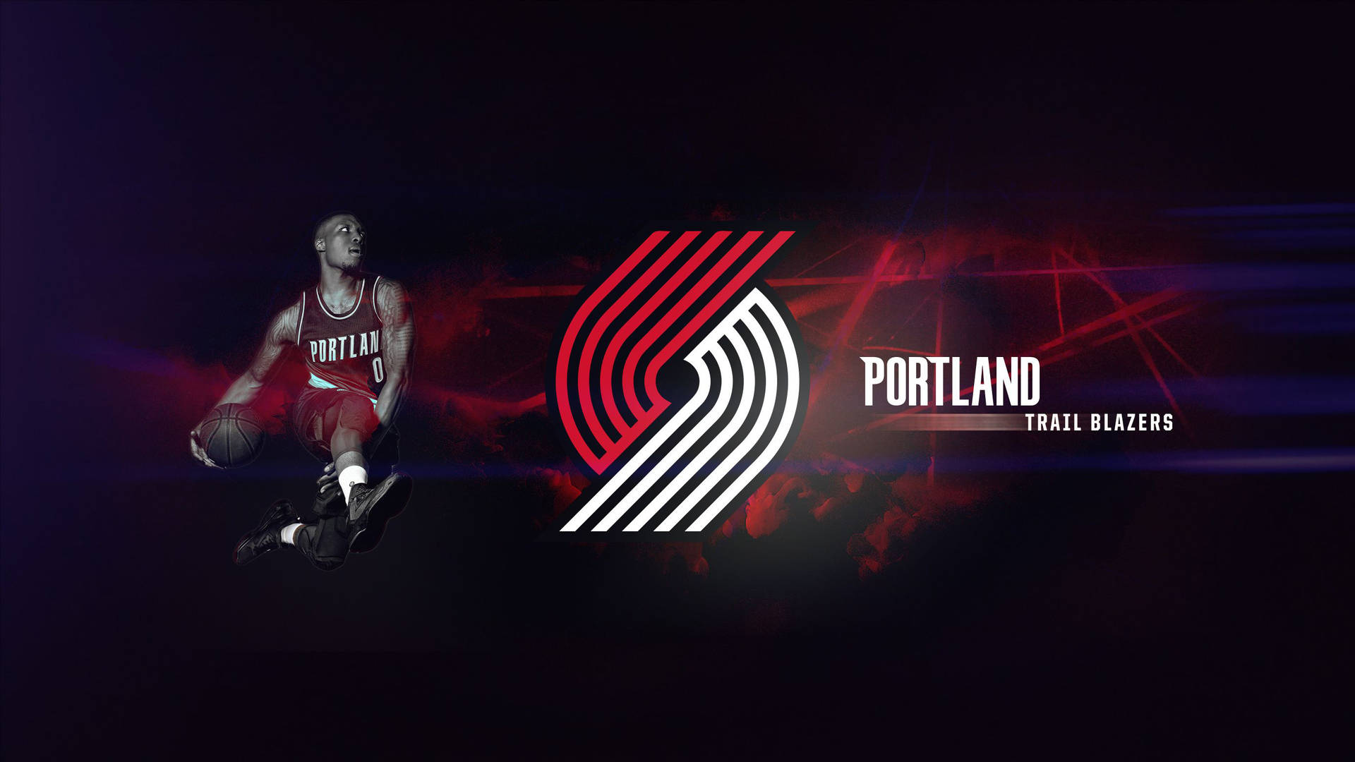 Download Portland Trail Blazers Damian Lillard Wallpaper
