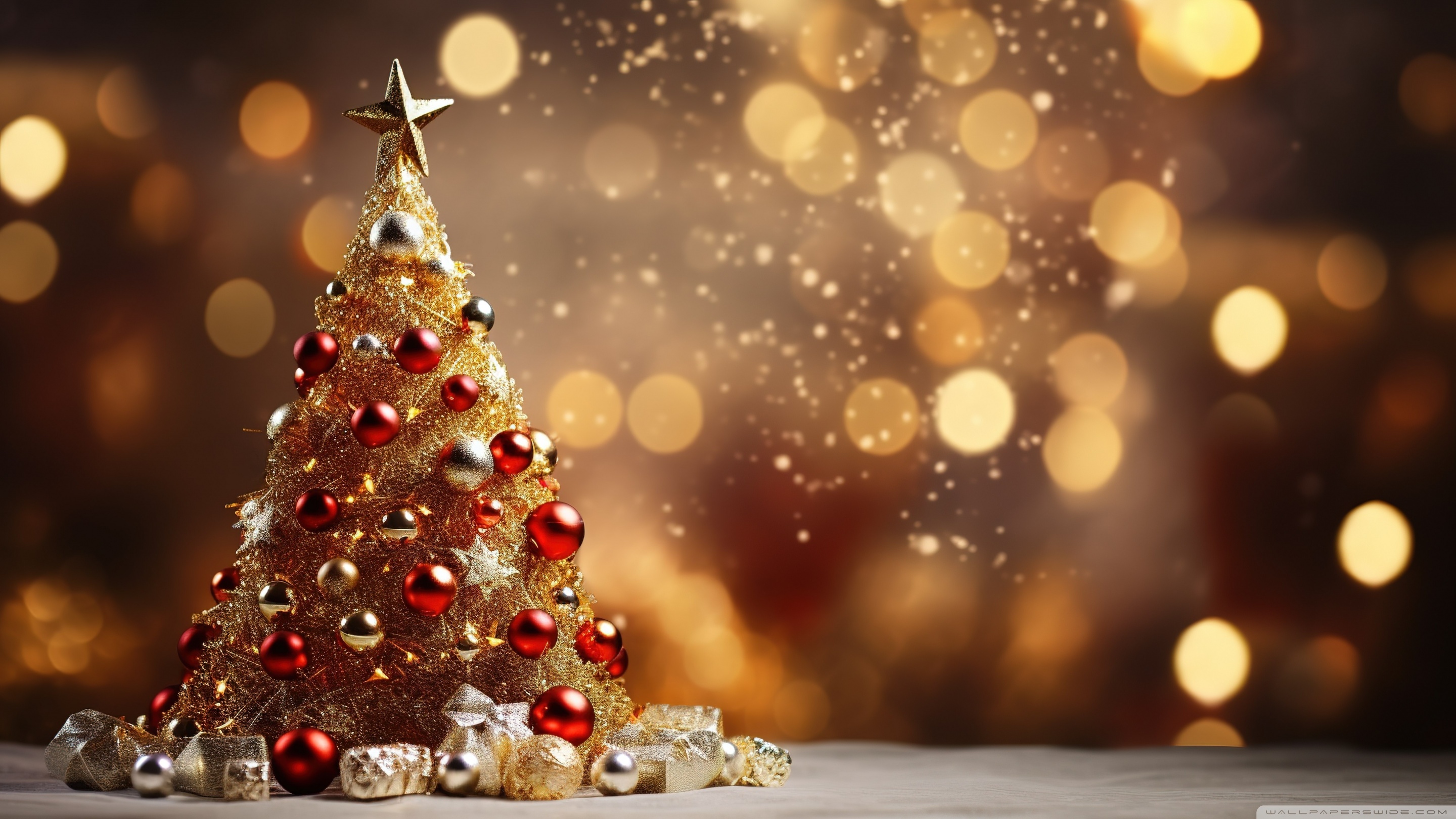 Merry Christmas and Happy New Year 2024 Ultra HD Desktop Background Wallpaper for: Widescreen & UltraWide Desktop & Laptop, Multi Display, Dual Monitor, Tablet